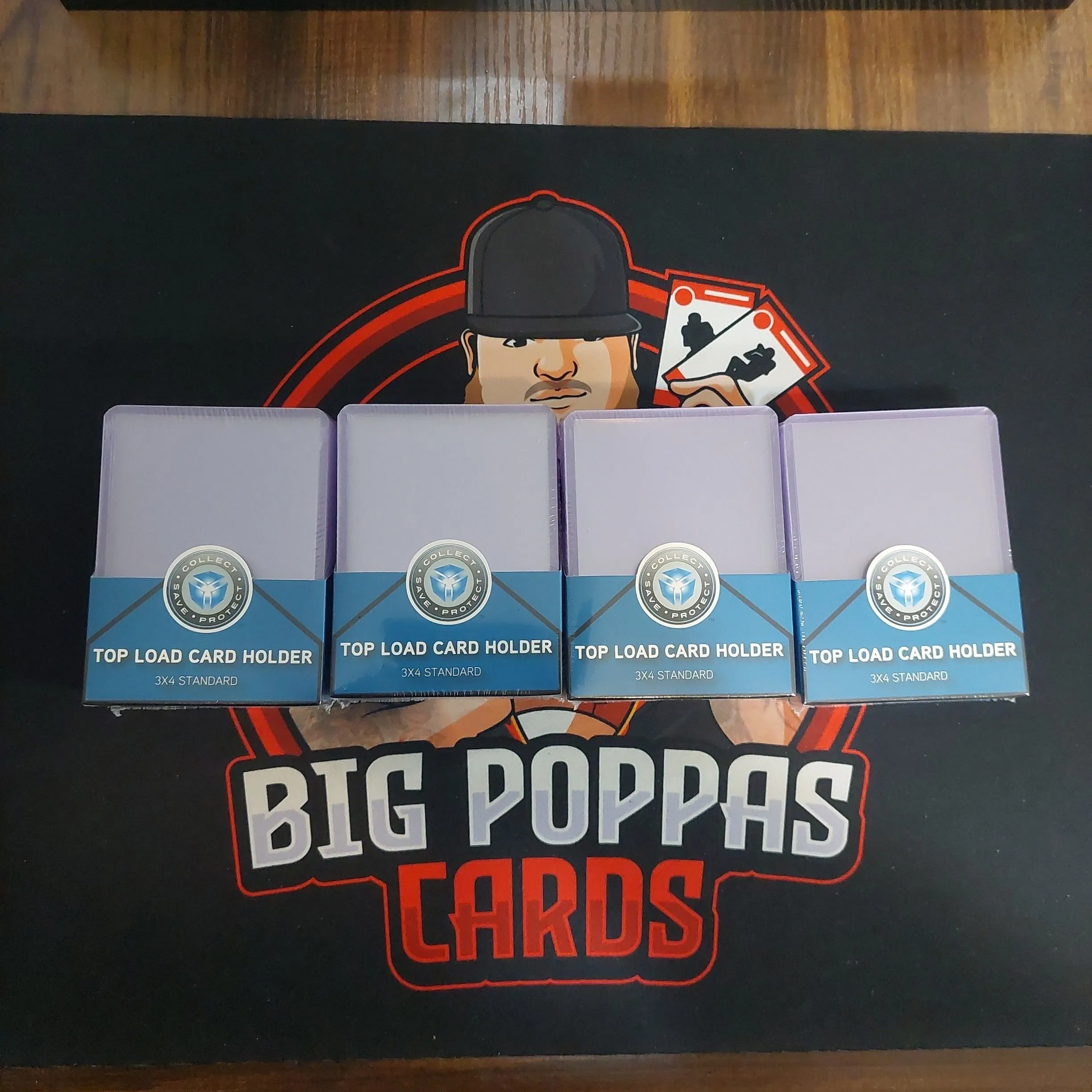 Product image for 4 Top Loader Packs of 25 3x4 Standard