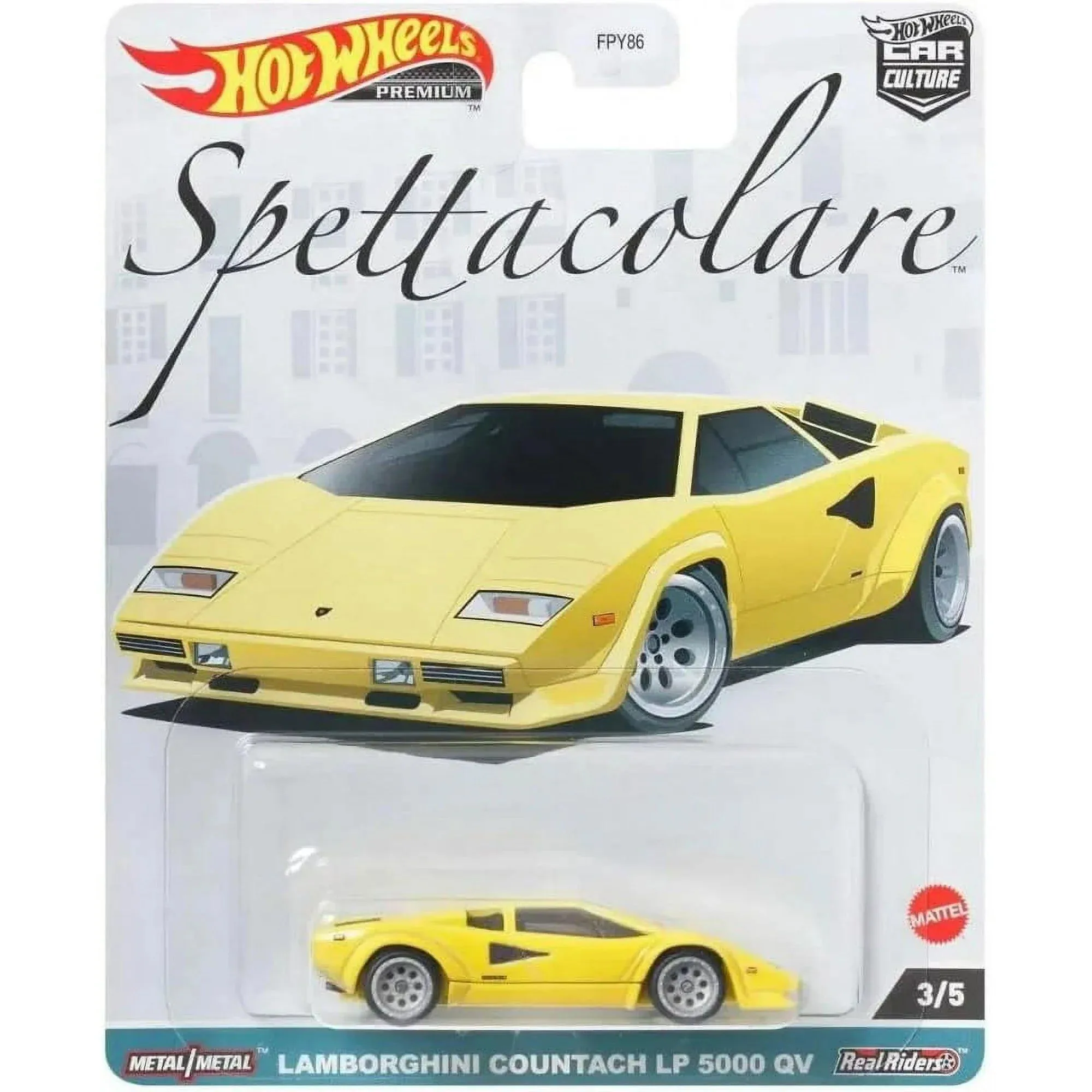 Product image for Hot Wheels Premium Car Culture Spettacolare Lamborghini Countach LP 5000 QV