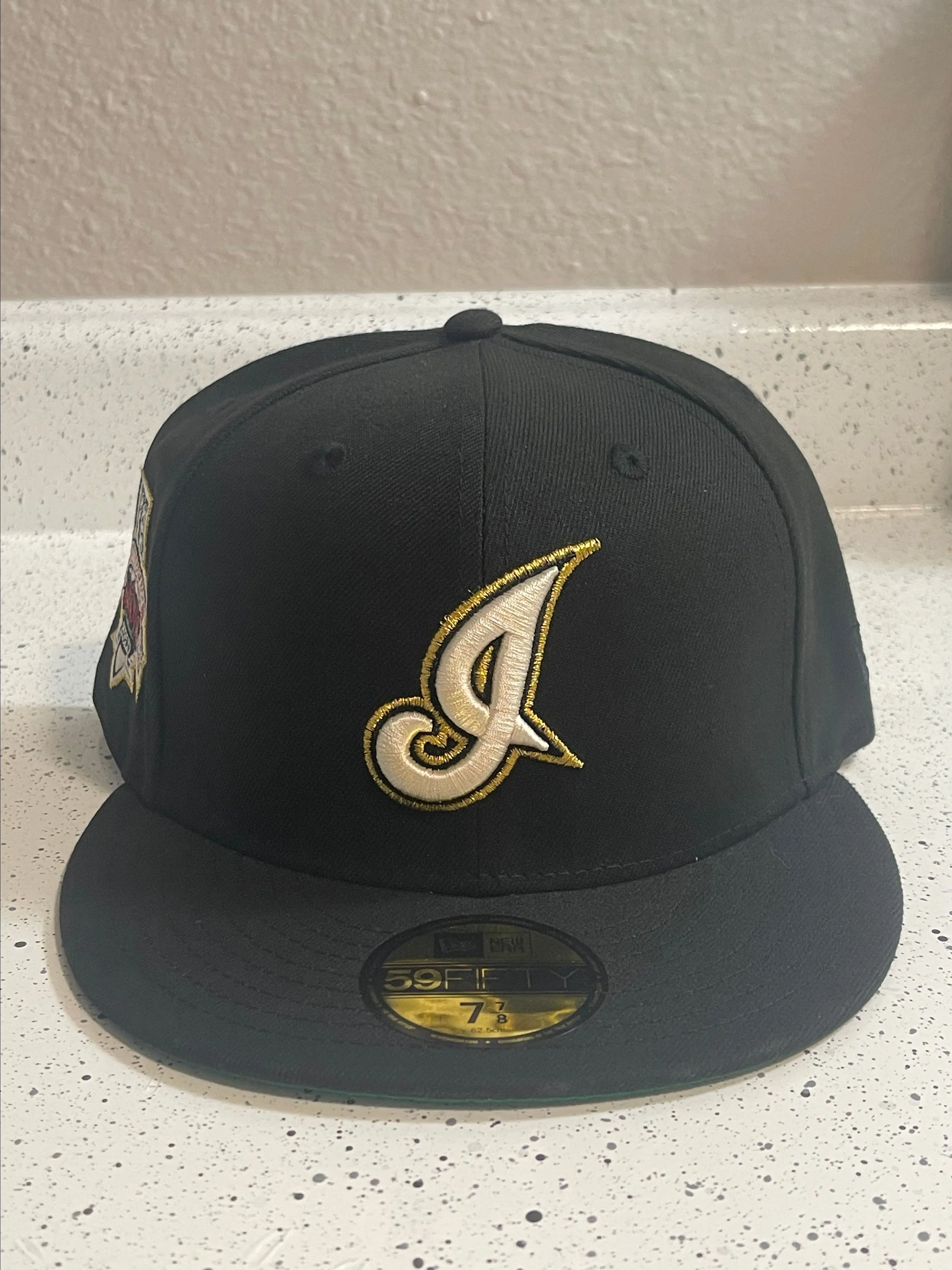 Product image for New Era Cleveland Indians 10th Anniversary Black Prime Edition 59Fifty 7 5/8