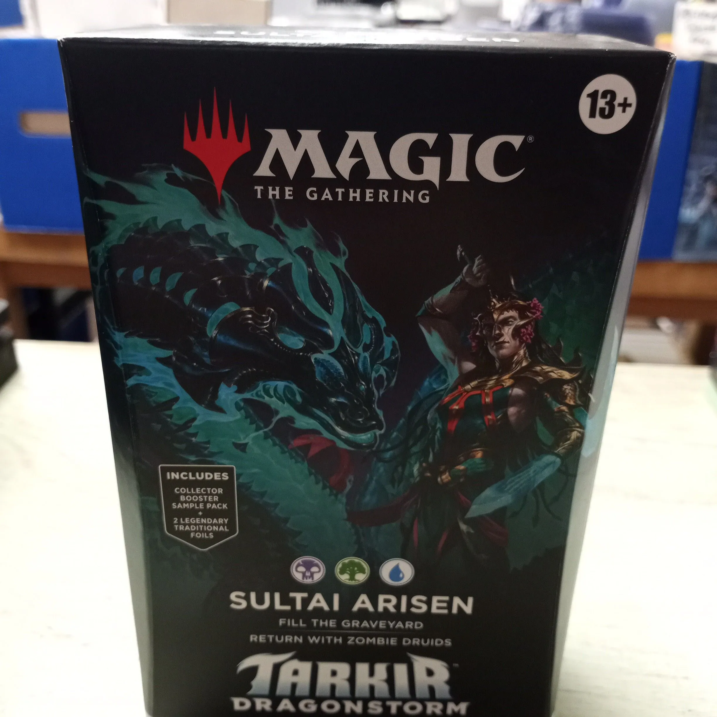 Product image for Magic the Gathering Tarkir Dragonstorm Commander Deck Sultai Arisen