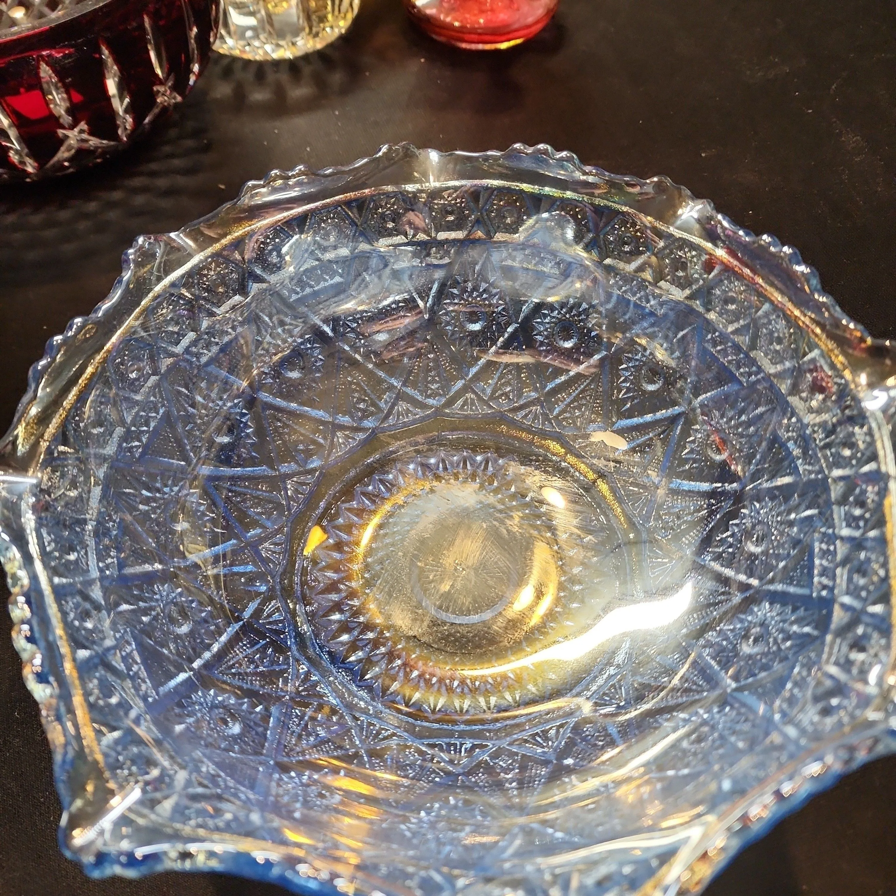 Product image for LE smith glass. beautiful lilac blue.