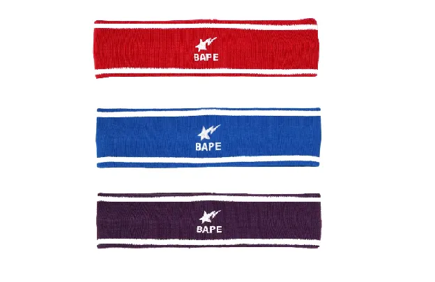 Product image for FSA13: Bape Headband 2022 Blue/Purple/Red - CHOOSE YOUR COLOR 