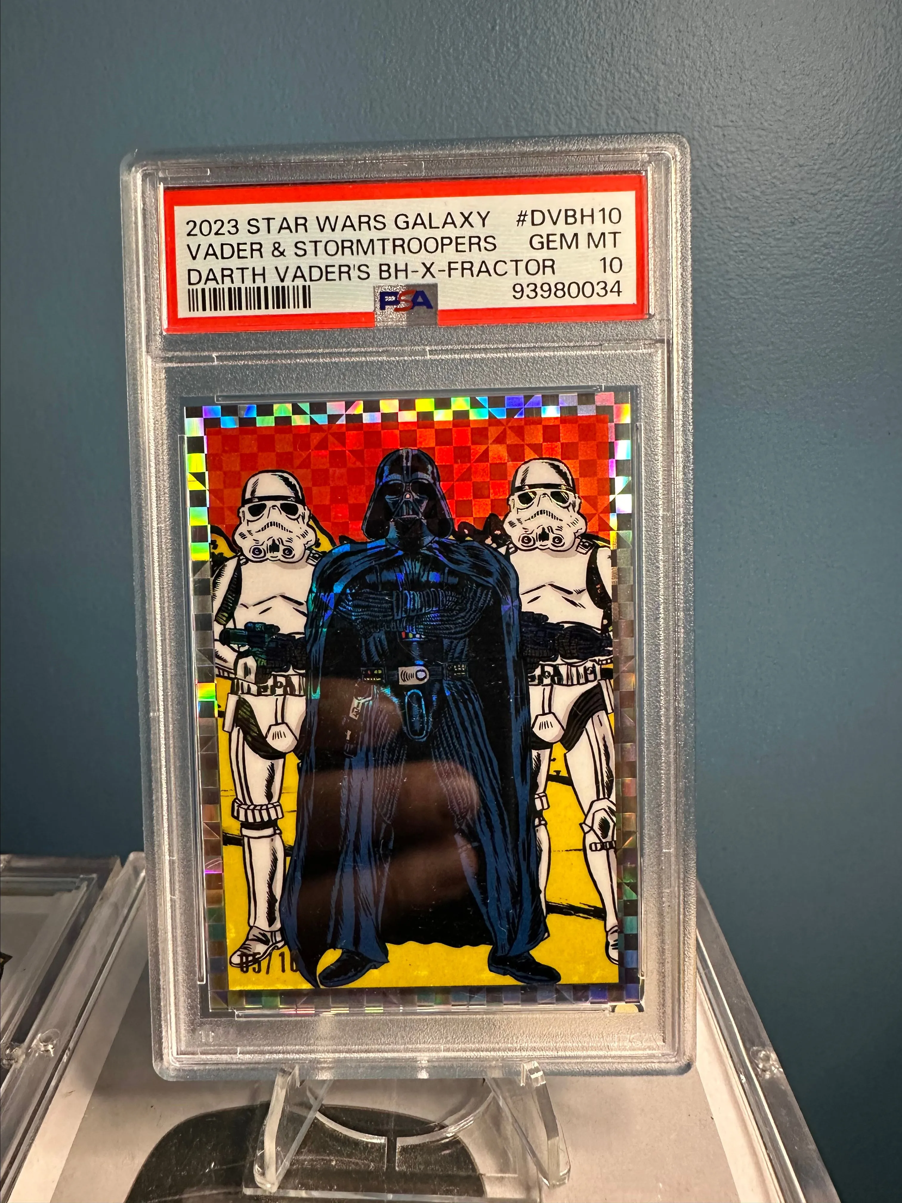 Product image for 2023 Topps Chrome Star Wars Galaxy Darth Vader'S Bounty Hunters Vader & Stormtroopers Darth Vader'S