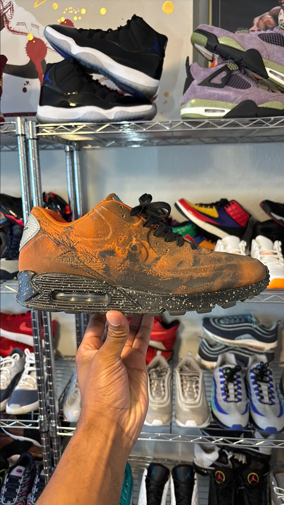 Product image for Men's Size 11.5- Nike Air Max 90 Mars Landing RARE