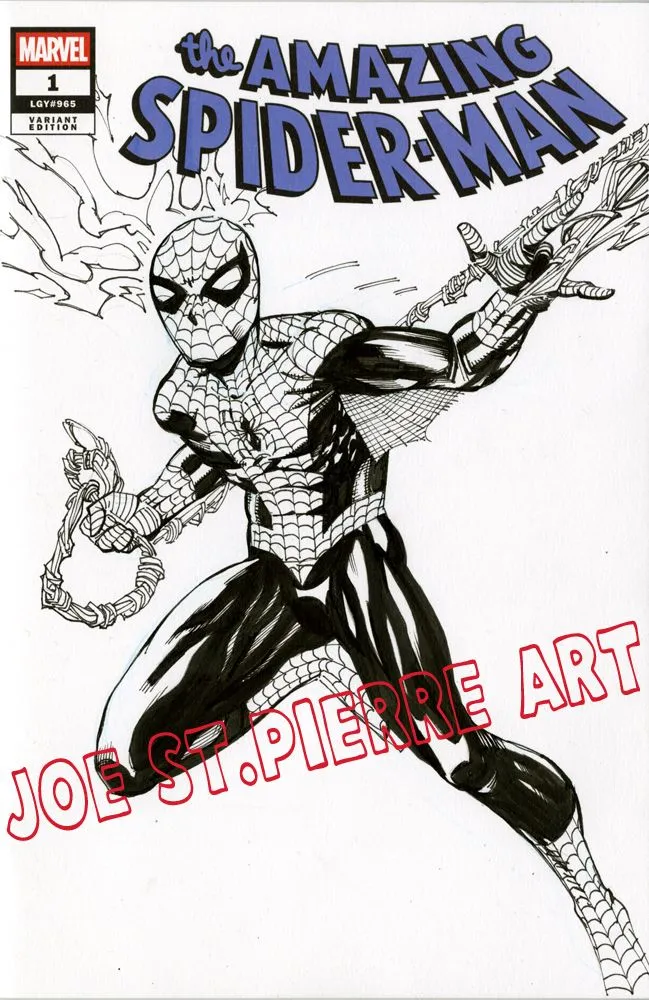 Product image for 207 SPIDER-MAN Doc Ock Venom etc. original art sketch cover!