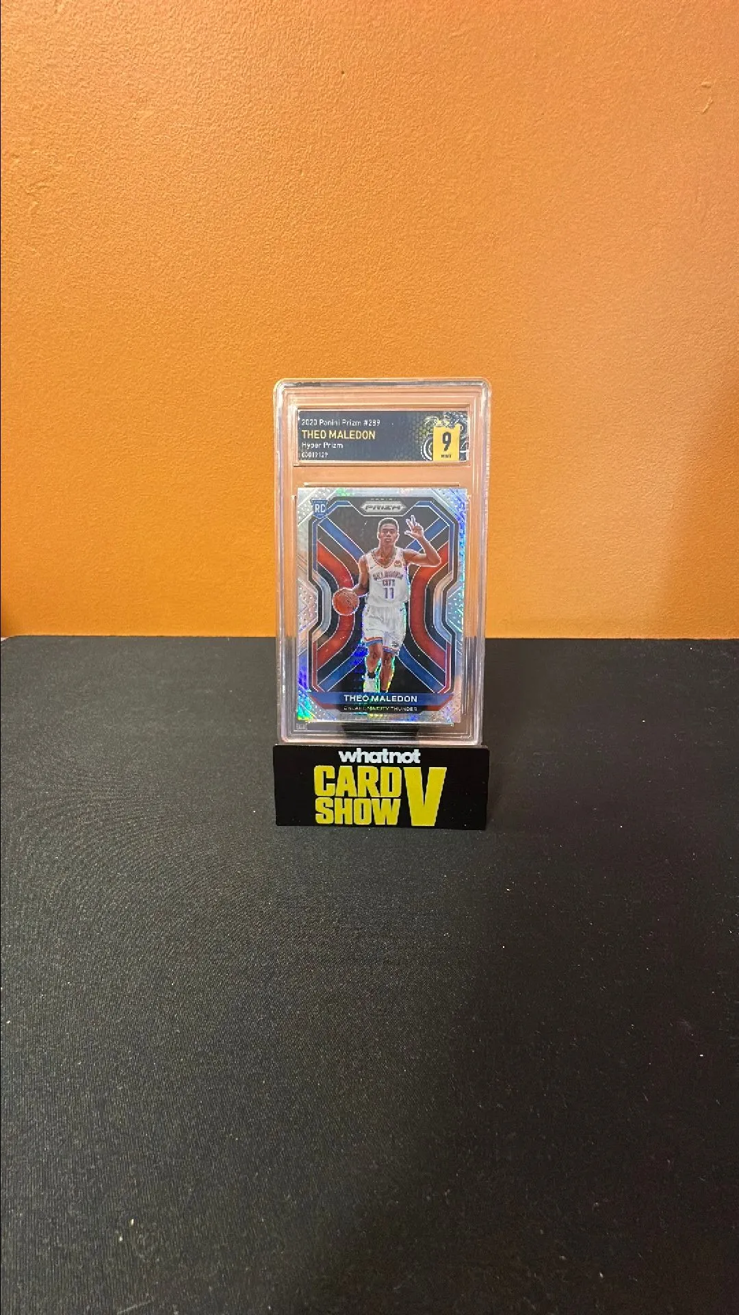 Product image for 2020 Panini Prizm Hyper Prizm Theo Maledon #289 Black Mamba Grading 9 MINT