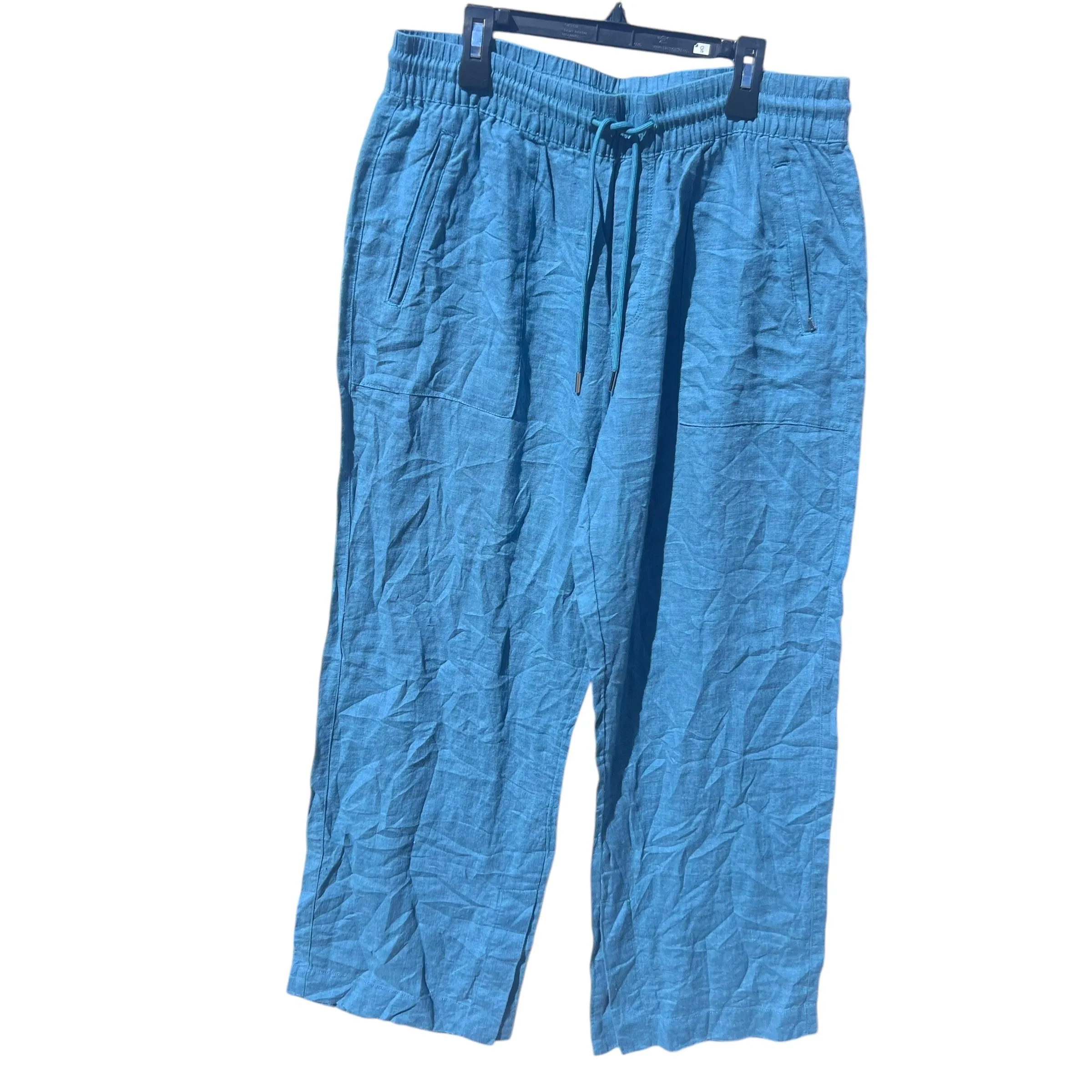Product image for Athleta  retreat linen high-rise wide leg pant 10