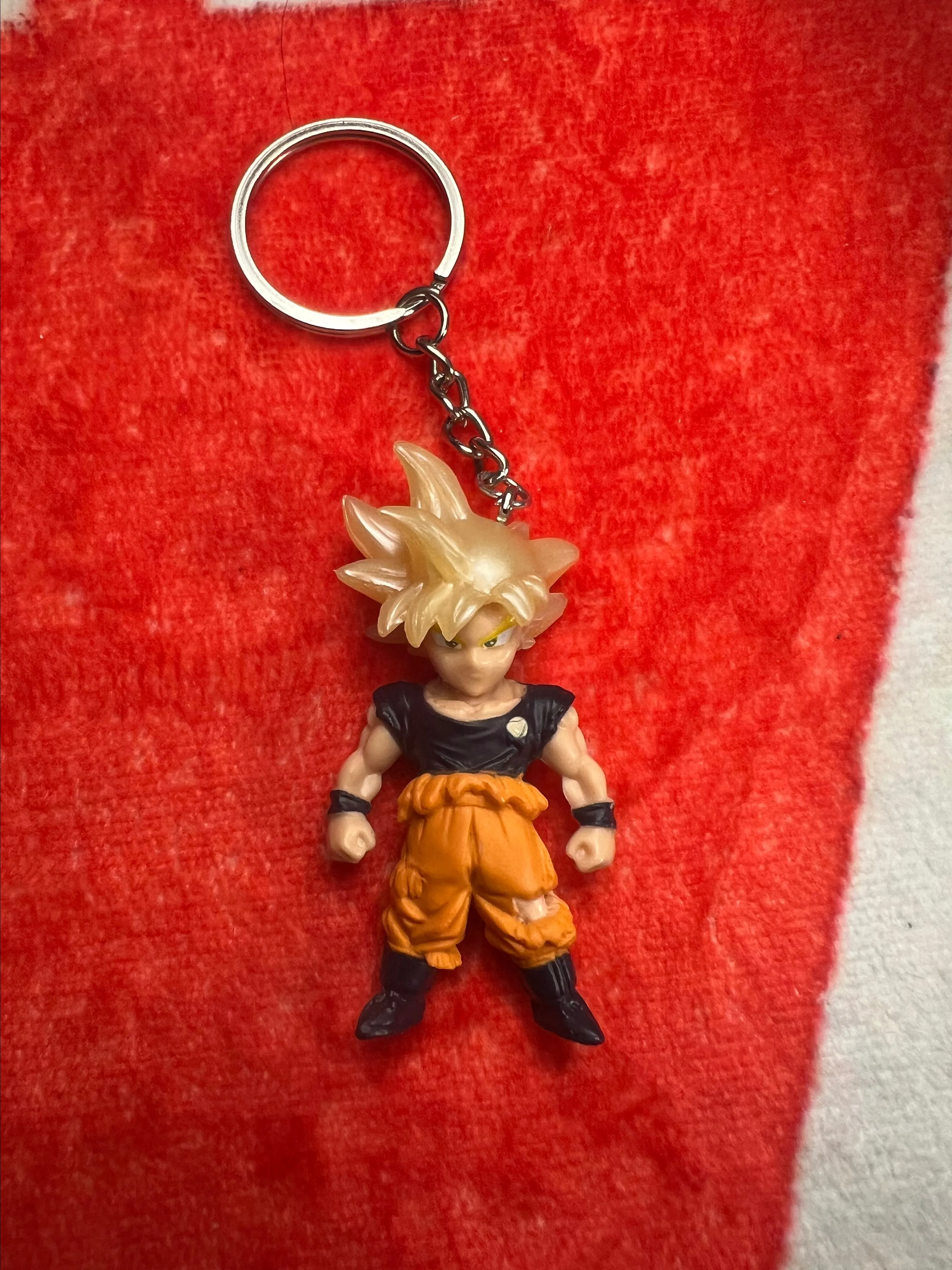 Product image for CUSTOM Mini Dragon Ball Z Super Saiyan Goku Keychain