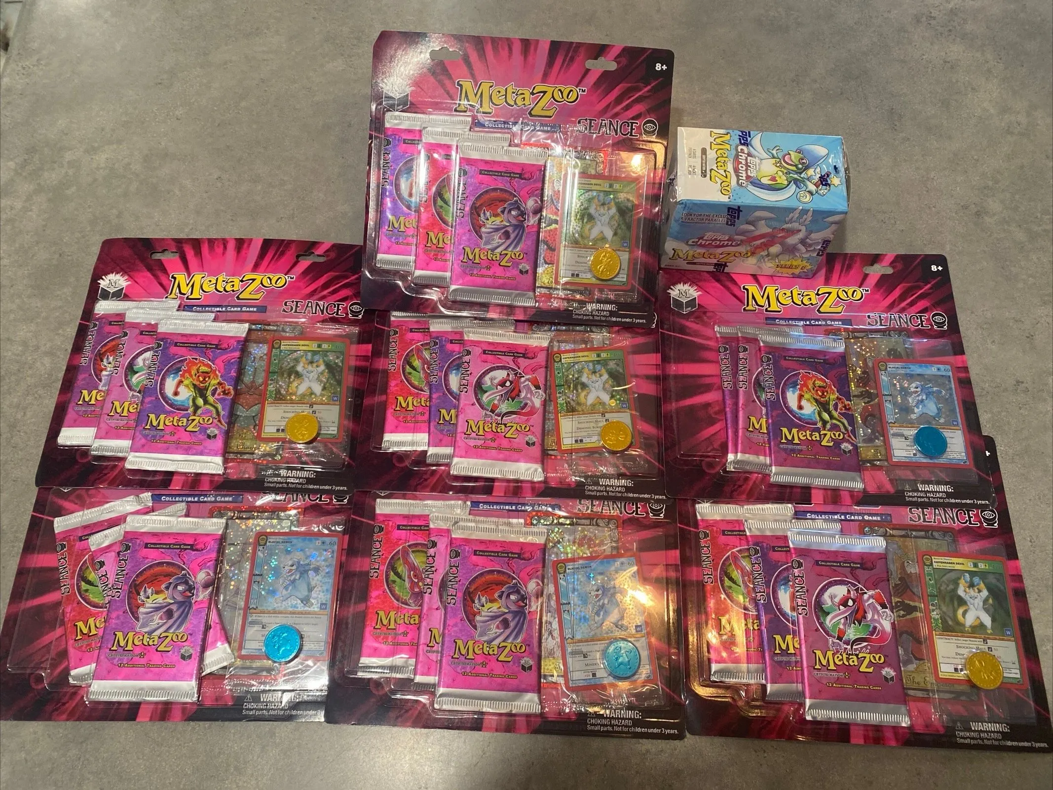 Product image for Metazoo - Seance 3 pk Blister Lot + Metazoo Topps Blaster Box