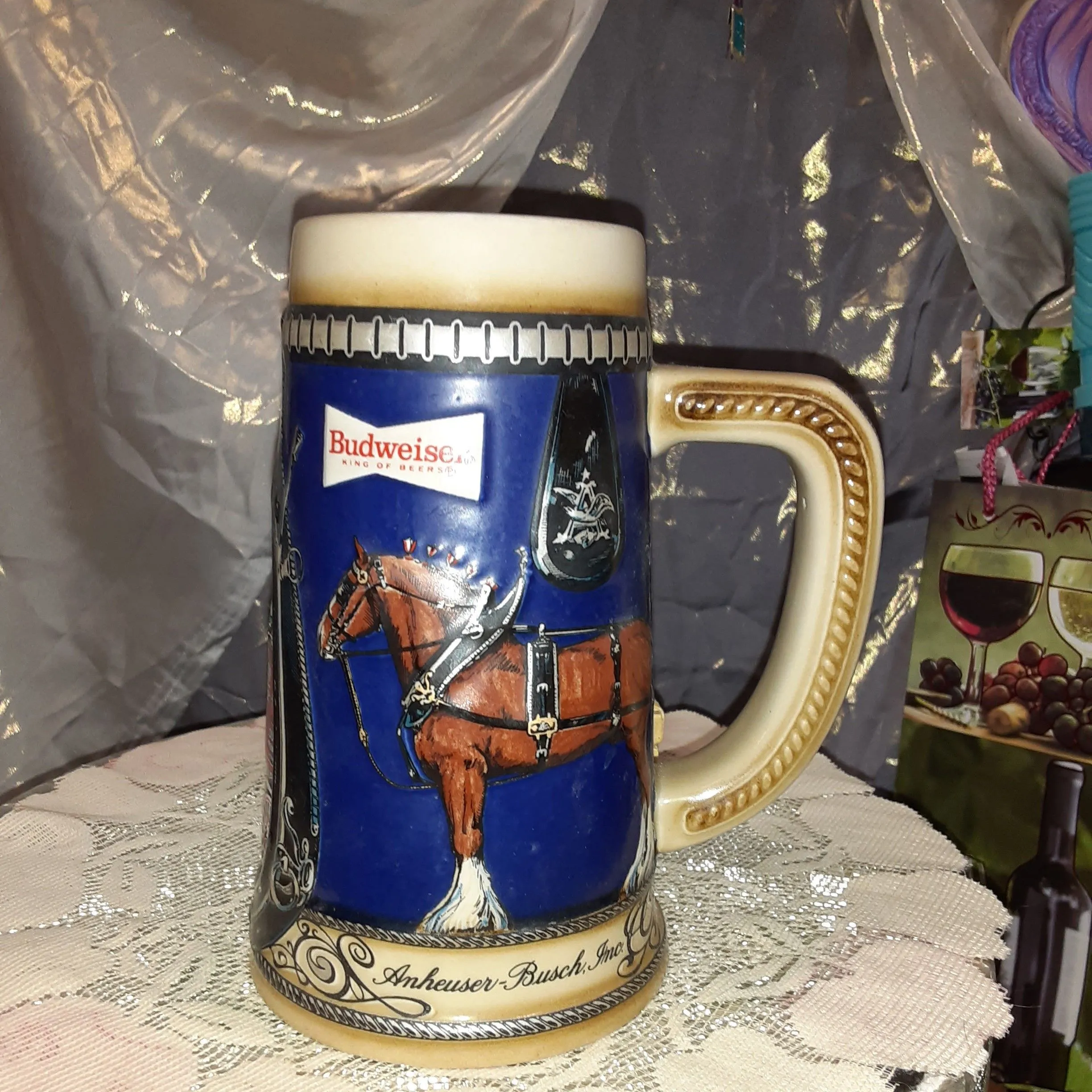 Product image for vintage Budweiser stein