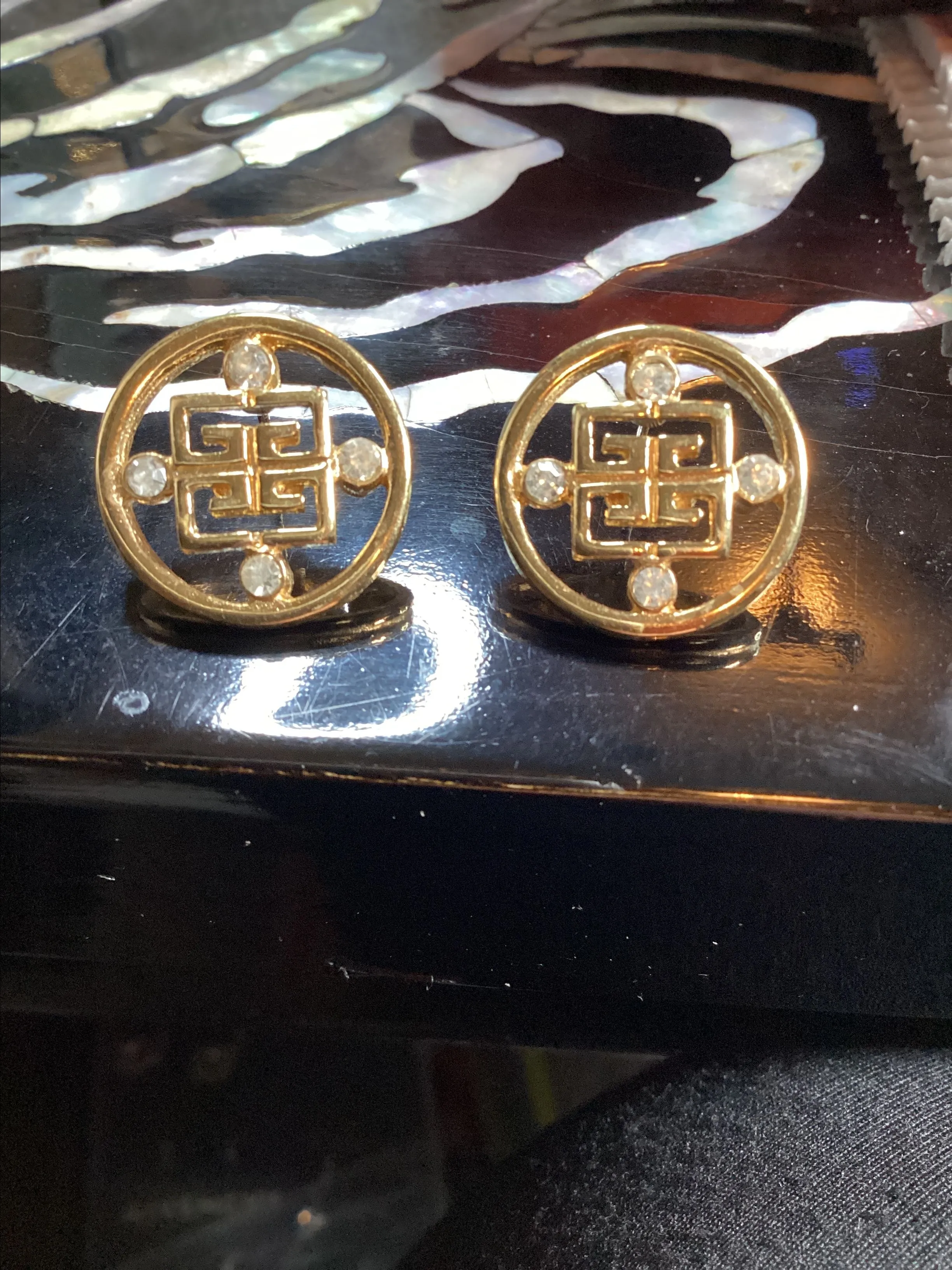 Product image for Vintage Givenchy Pierced Earrings