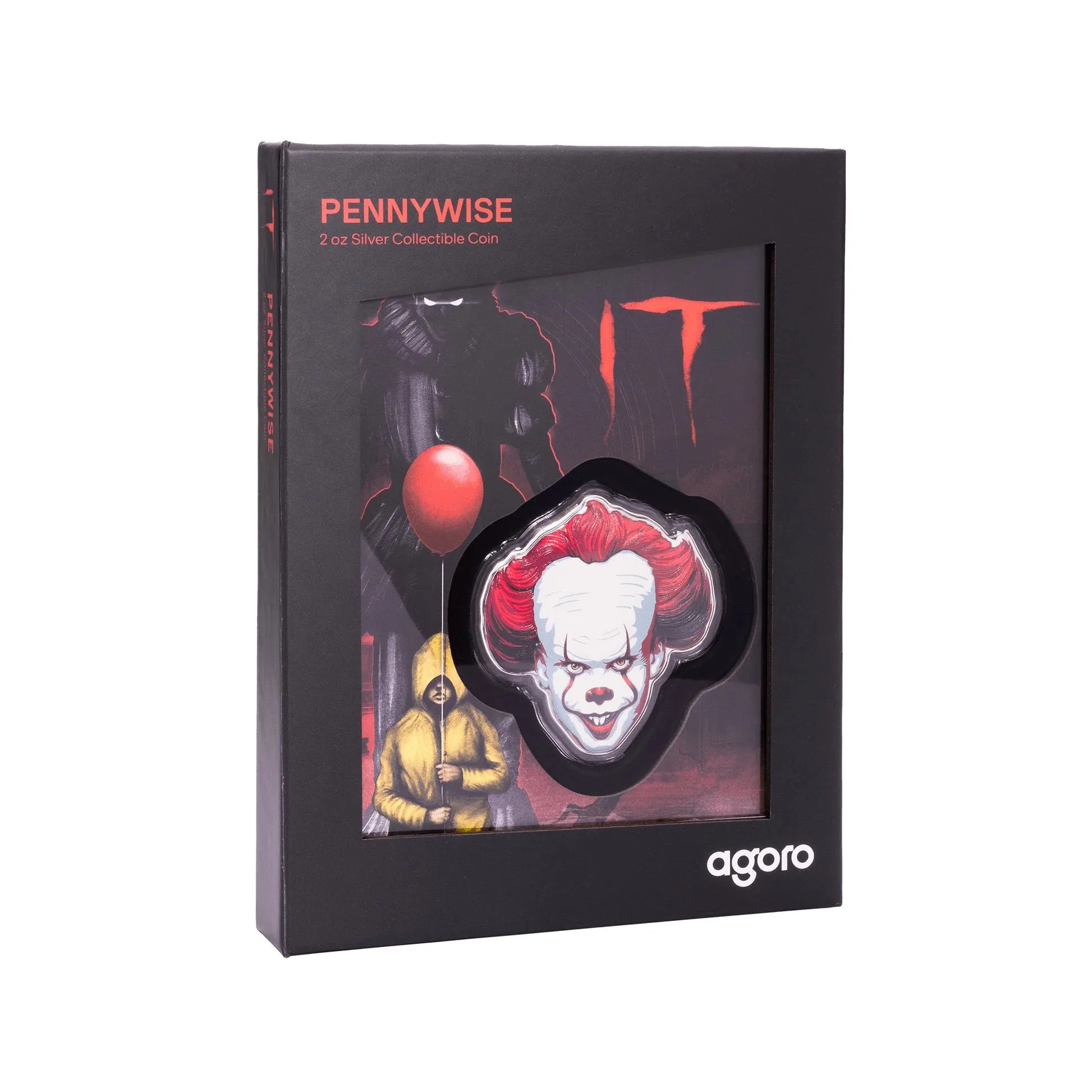 Product image for IT - Pennywise the Clown2oz Silver Collectible Coin | New Zealand Mint