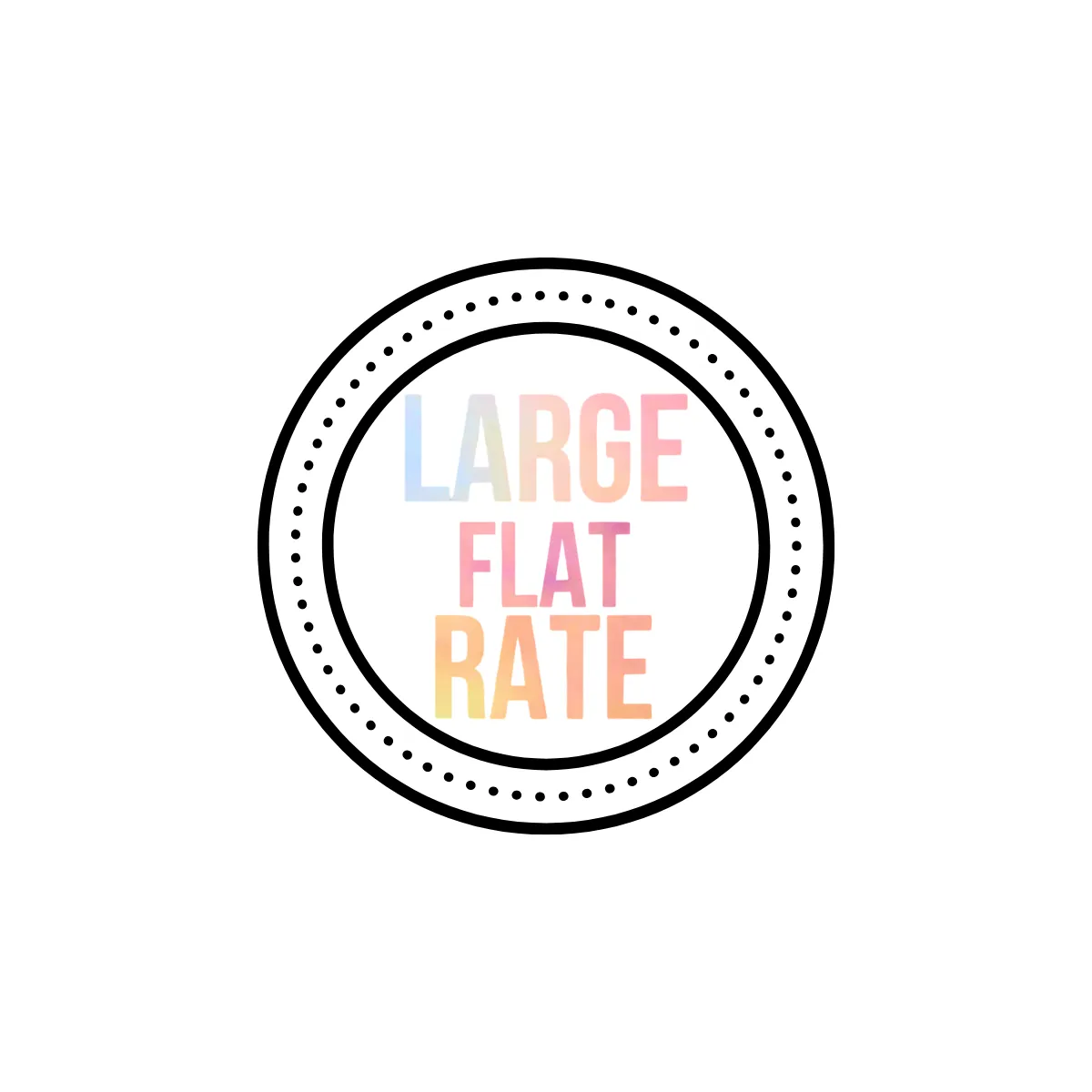 Product image for Large Flat Rate