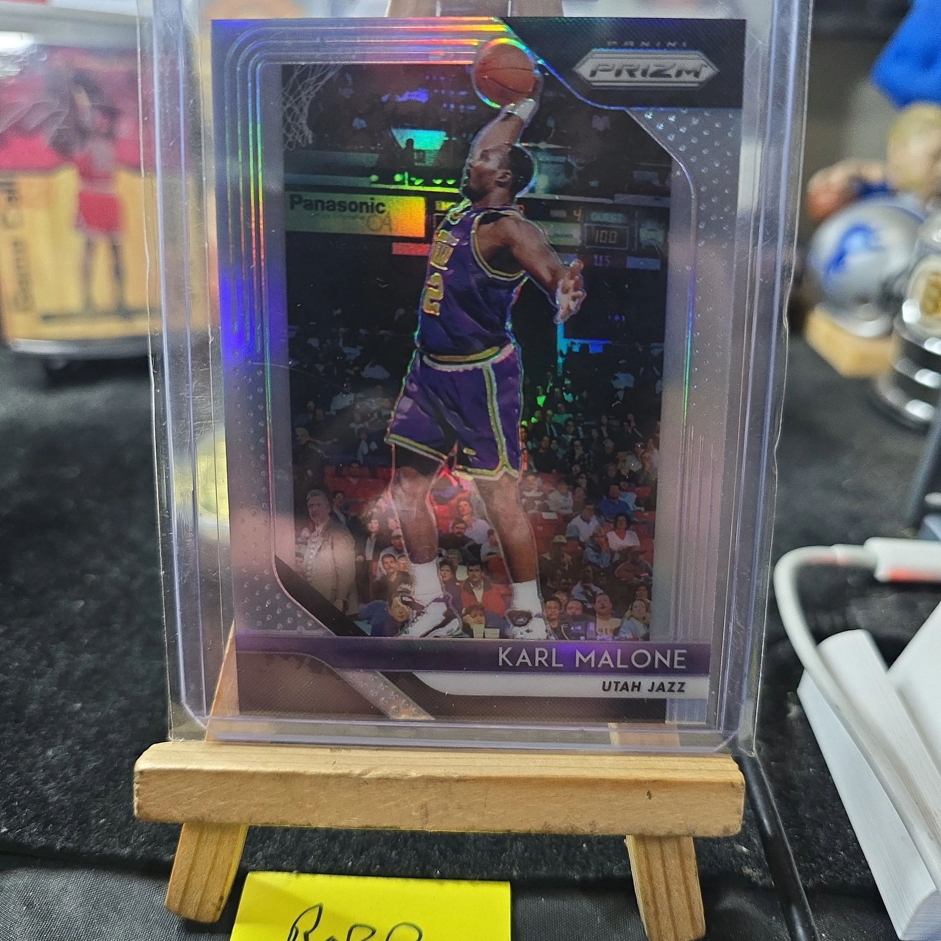 Product image for 2018-19 panini prizm KARL MALONE silver prizm