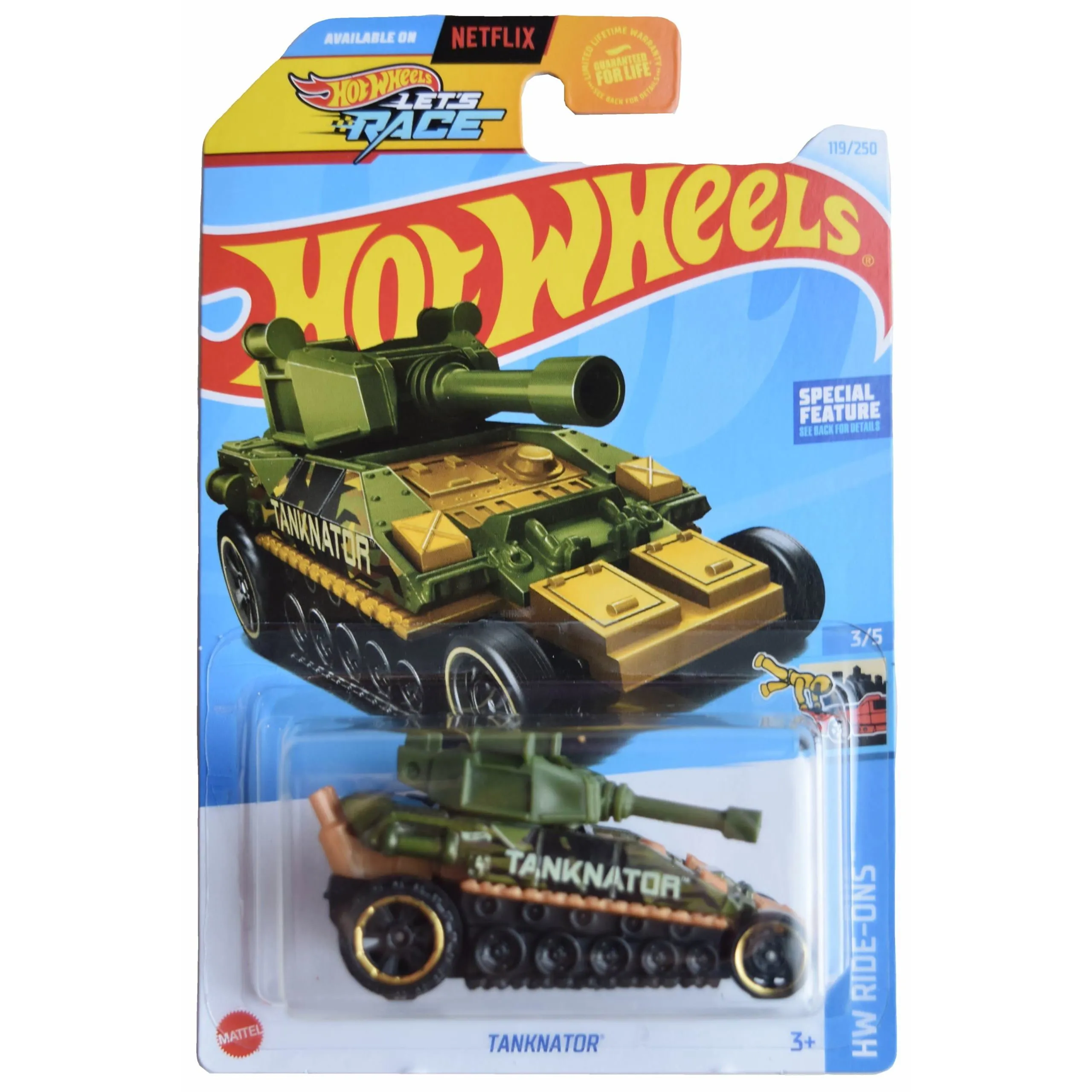 Product image for 2024 Hot Wheels Tanknator HW Ride-Ons Hot Wheels: Let's Race 3/5 , 119/250