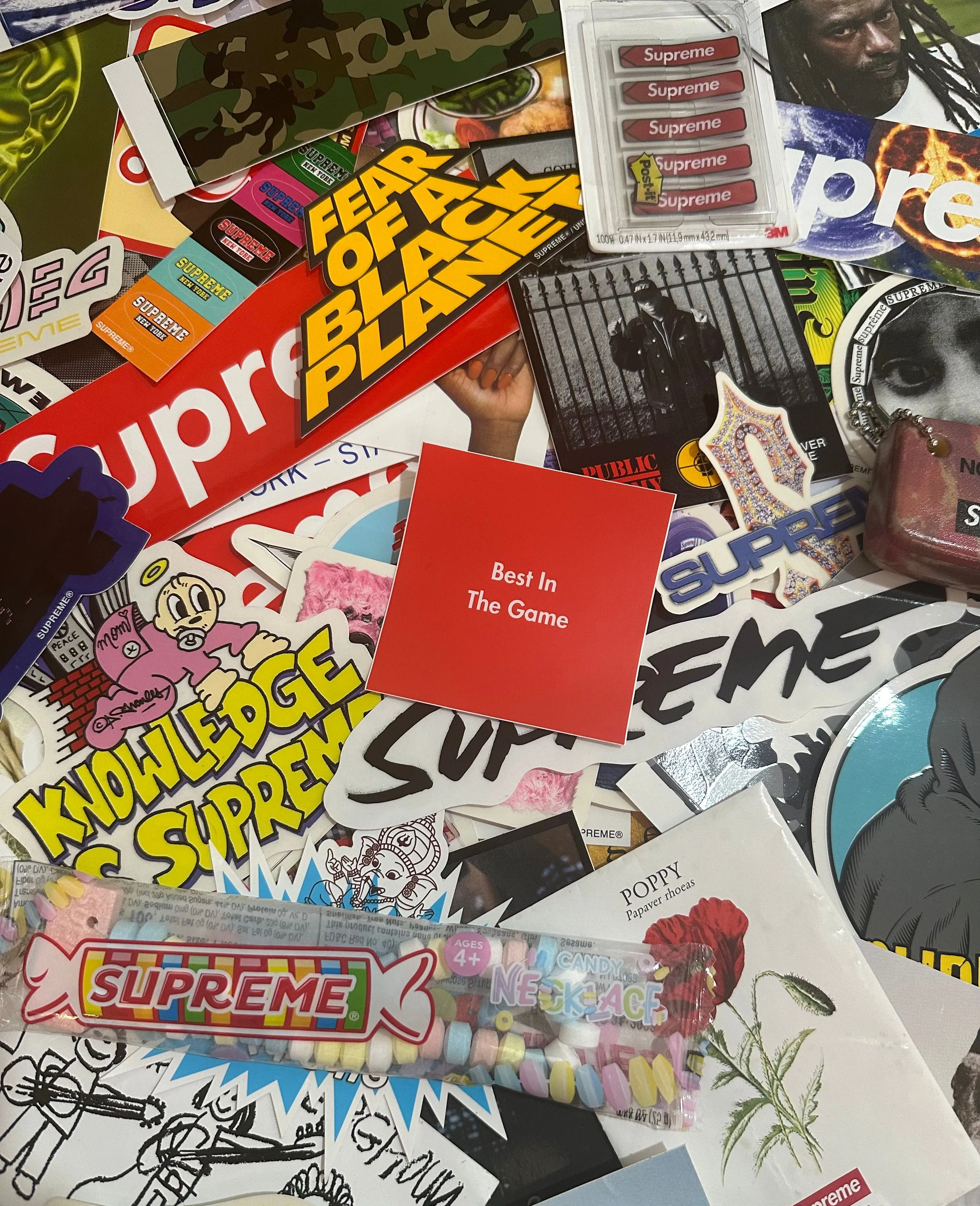 Product image for Pick 10 Supreme Stickers From The Table