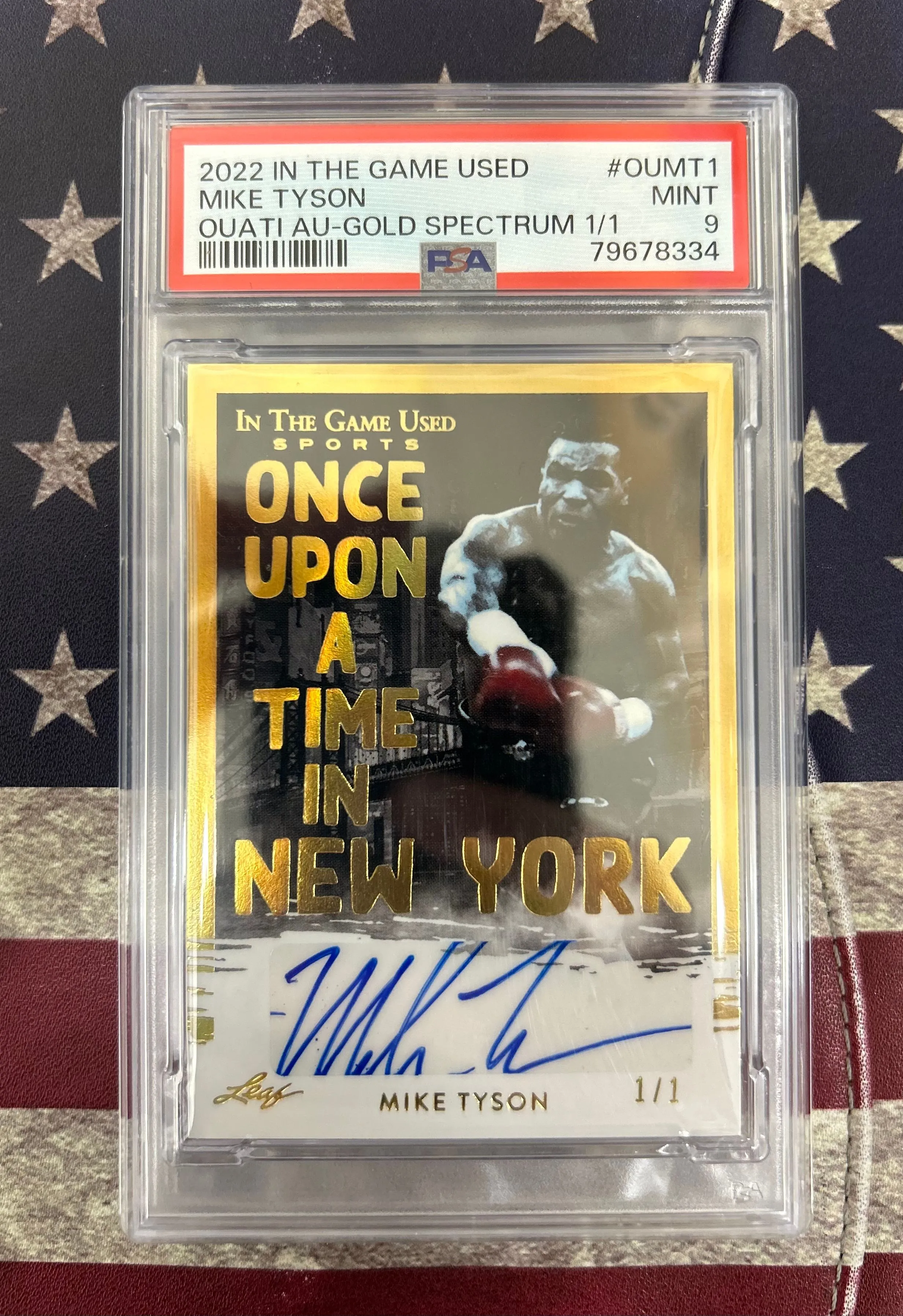 Product image for Mike Tyson Auto 1/1