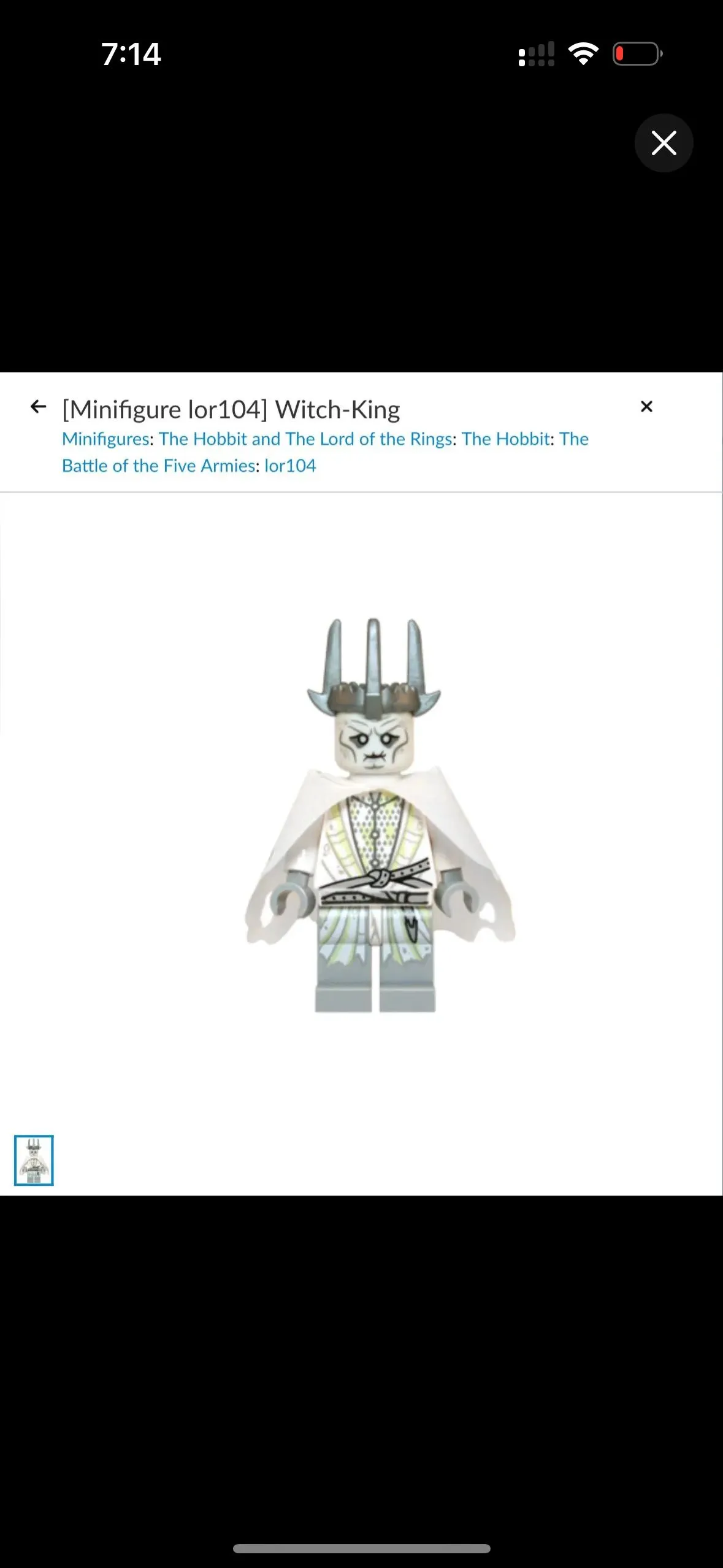 Product image for Witch king + the council of Elrond 79006