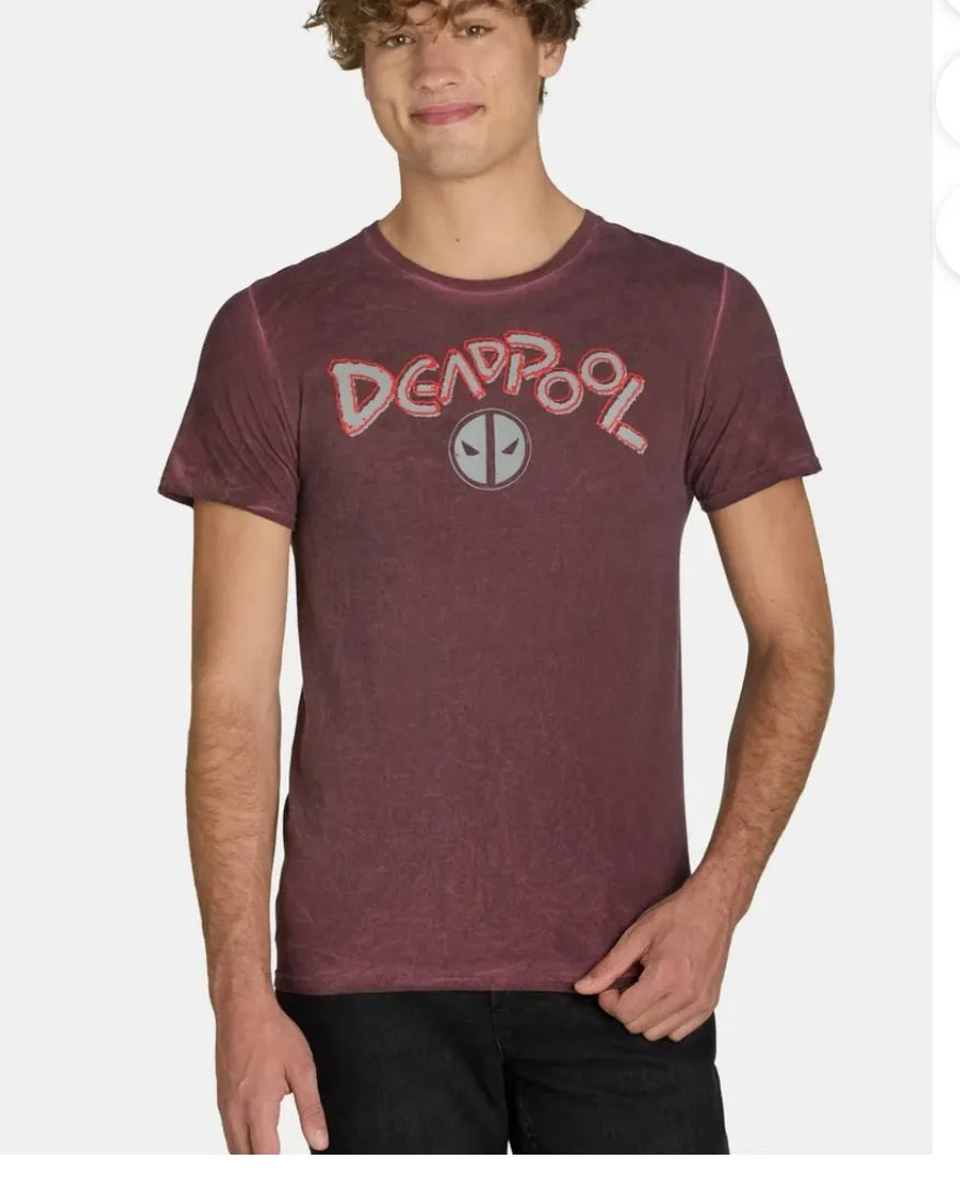 Product image for NWT marvel Deadpool XS t shirt TS30