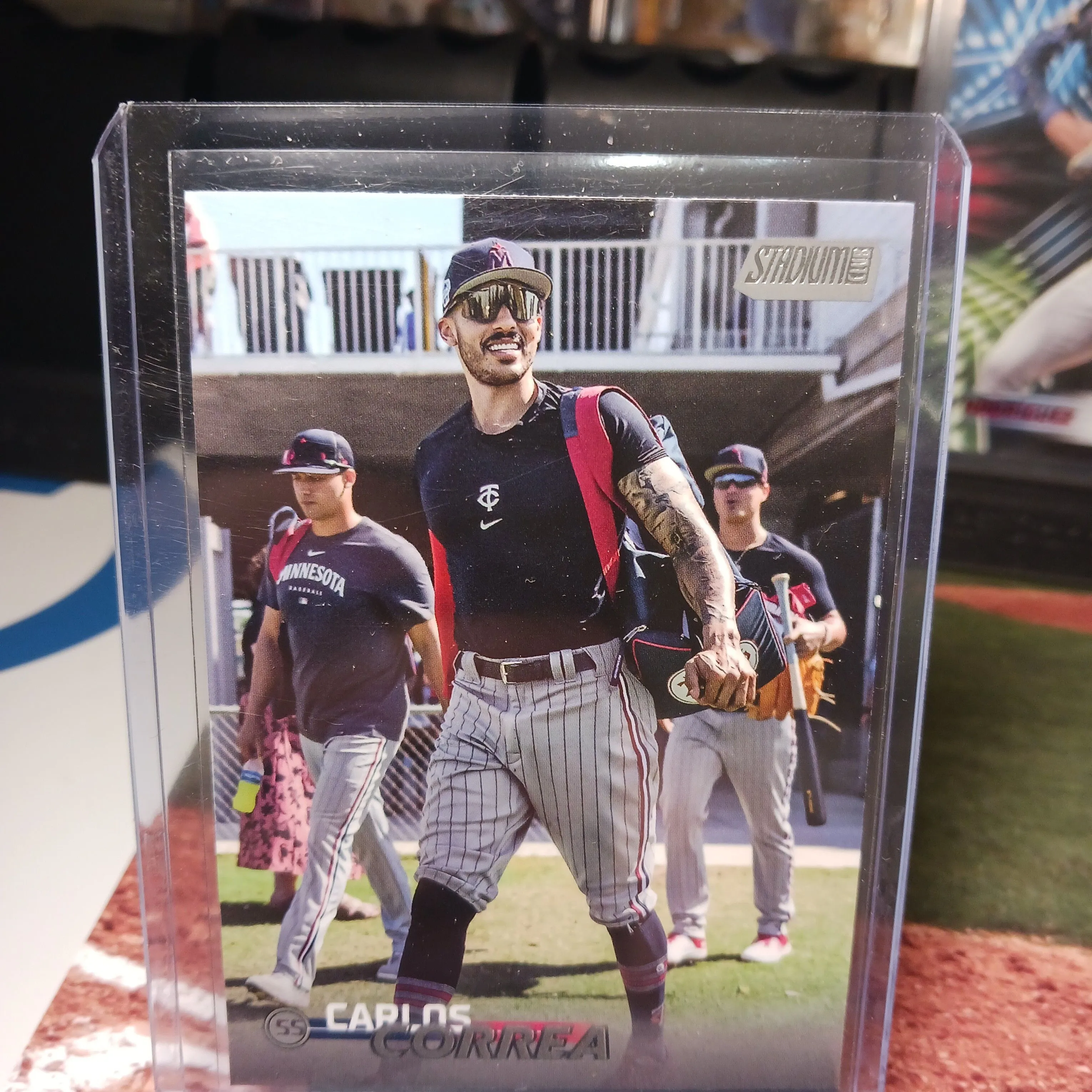 Product image for Carlos Correa 2023 Stadium Club Photo Variation #54 SP - Print Run of 200