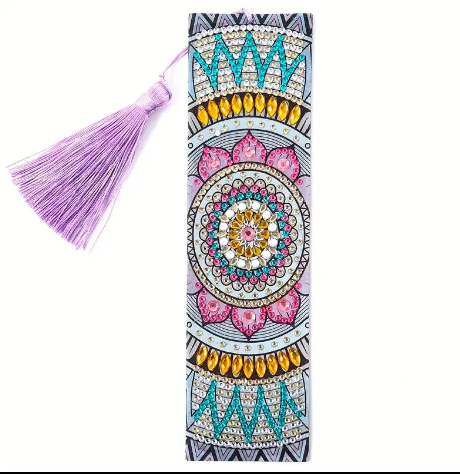 Product image for #1818 Mandala Bookmark Diamond Painting Art Kit