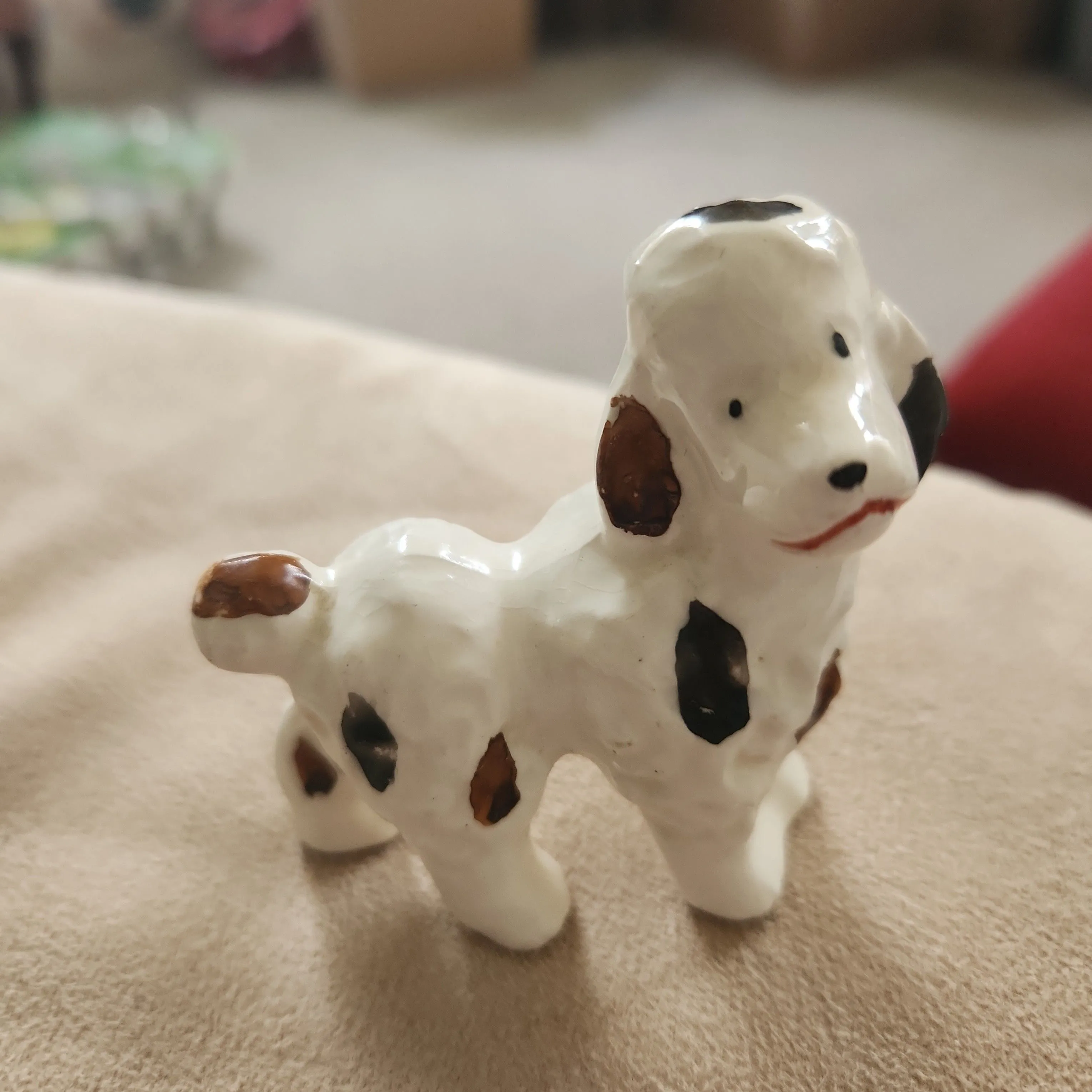Product image for 3" Porcelain Dog - Made in Japan
