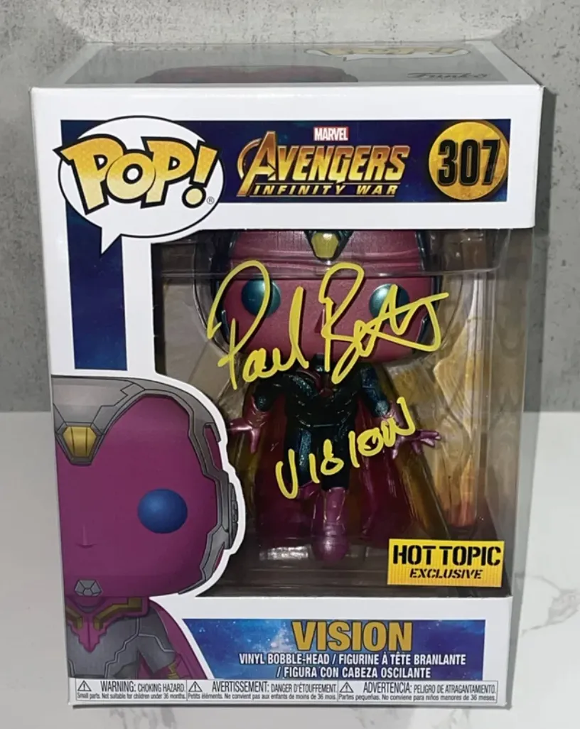 Product image for Funko: Avengers: Infinity War - Vision Signed by Paul Bettany