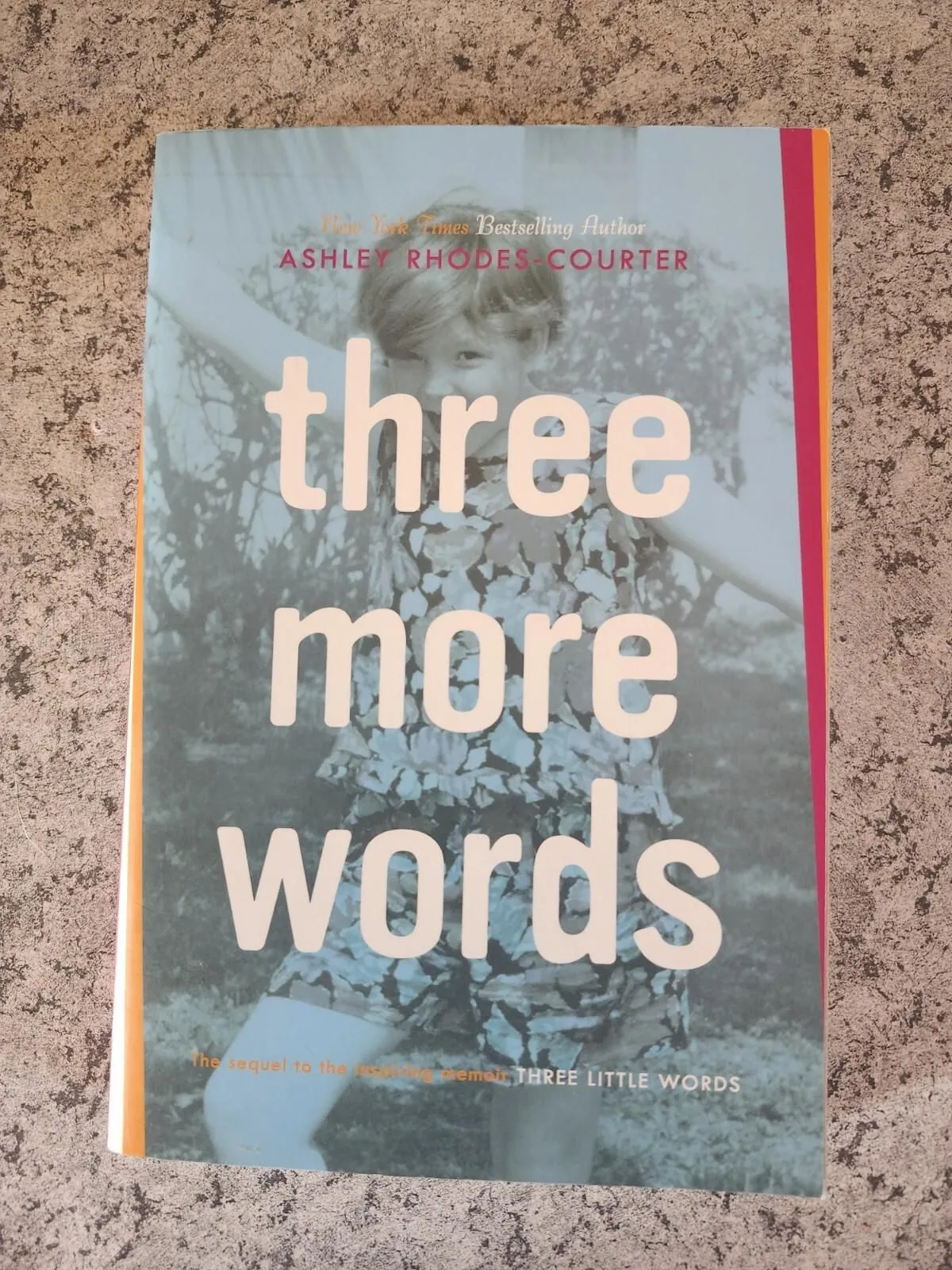 Product image for Three More Words by Ashley Rhodes-Courter 2015 SIGNED