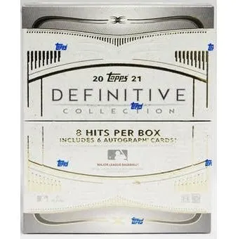 Product image for 2021 Topps Definitive Collection Baseball Hobby Box