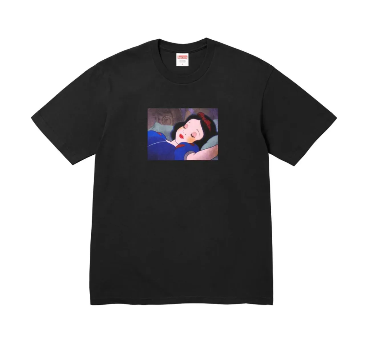 Product image for Supreme Size XL Snow White Black T-Shirt