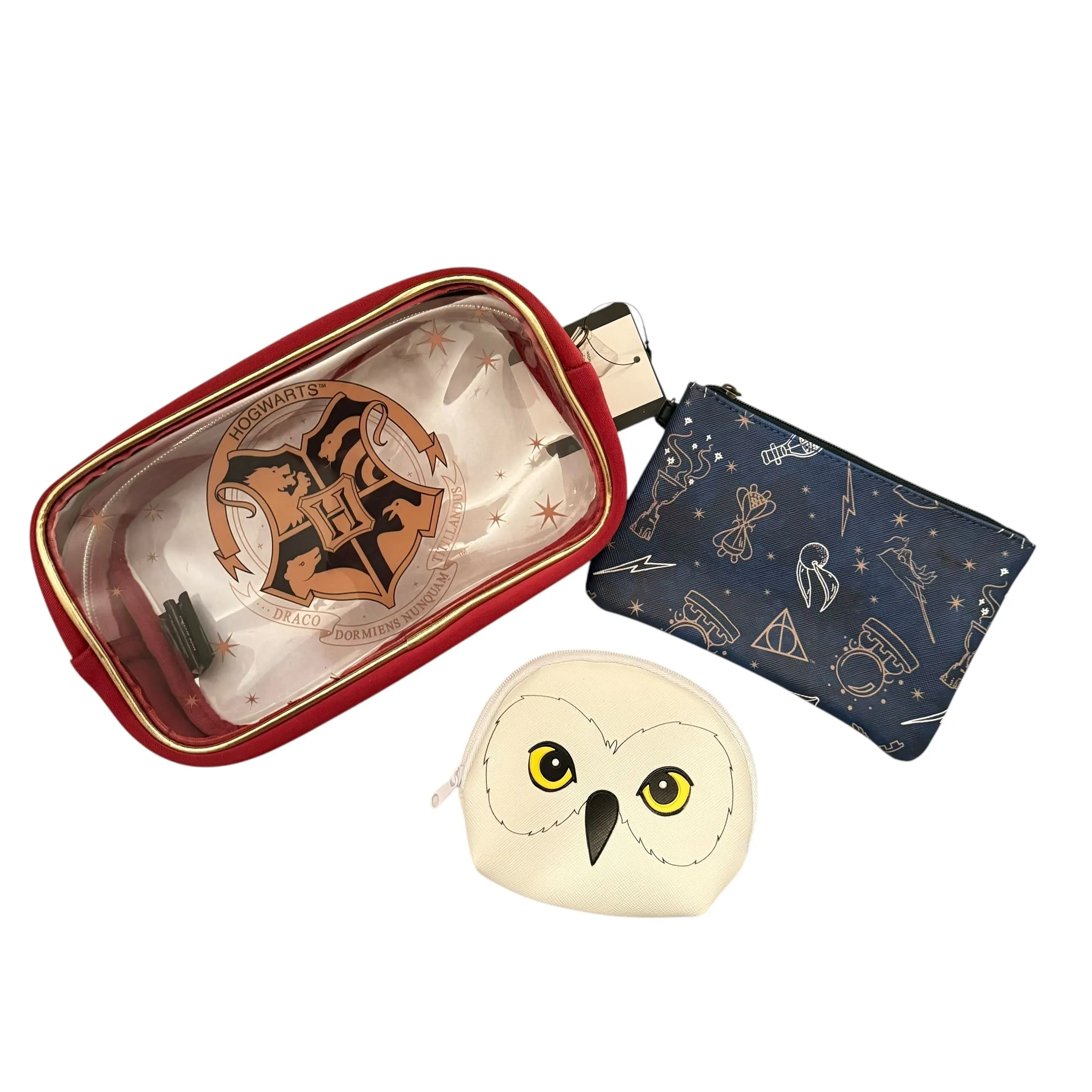 Product image for NWT Harry Potter Makeup Bag Trio