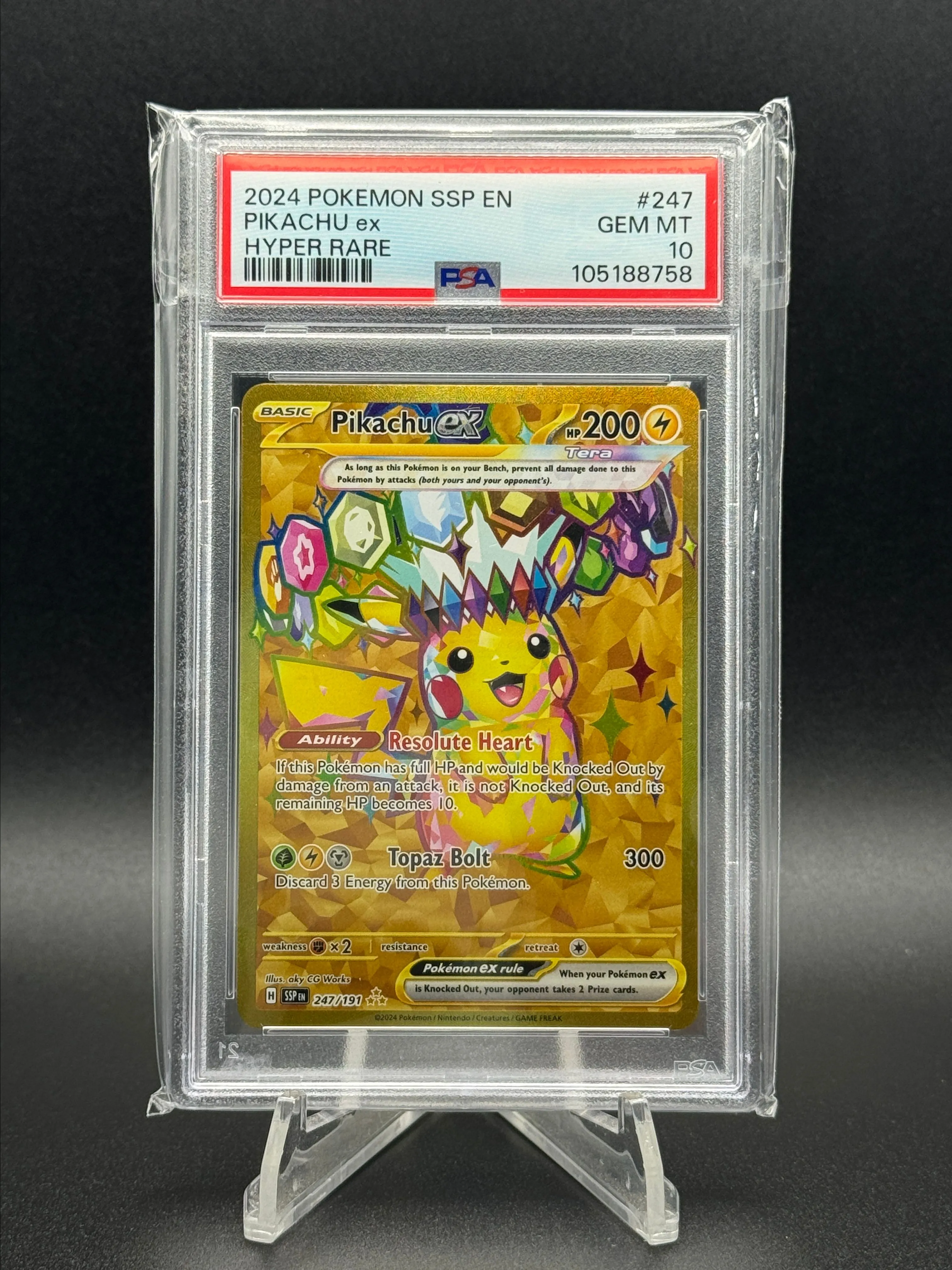 Slab- 2024 Pikachu ex HR PSA 10  Whatnot: Shop, Sell, Connect