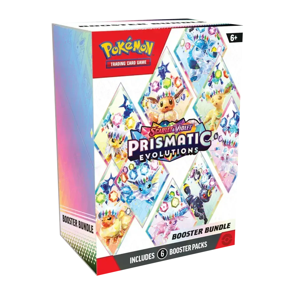Product image for Pokemon Scarlet & Violet Prismatic Evolutions Booster Bundle
