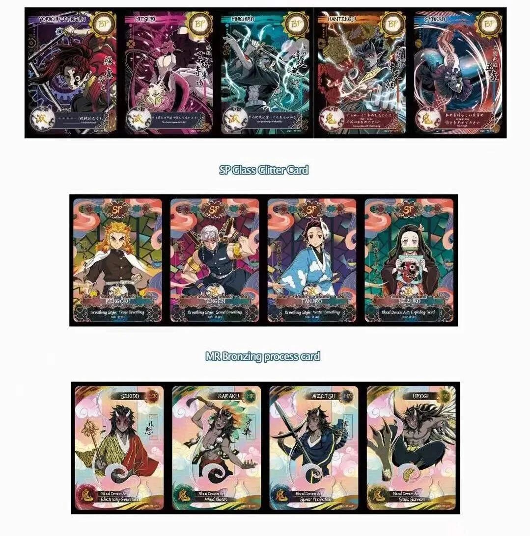 demon slayer booster box card list sealed randomly into each booster packs Demon Slayer Booster Box -Warpath