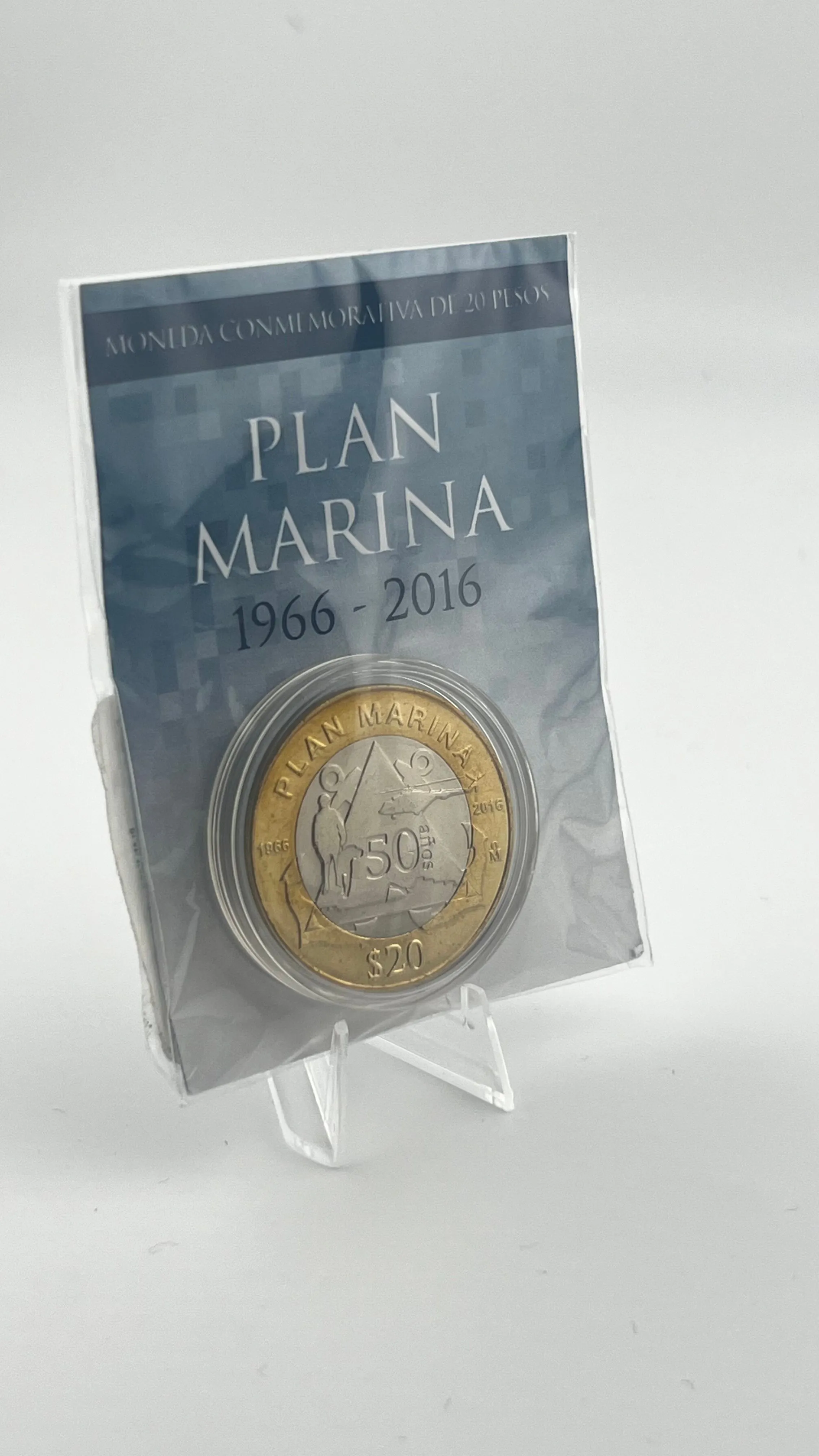 Product image for 2016 Mexico ,20 pesos Plan Marina Banco de Mexico