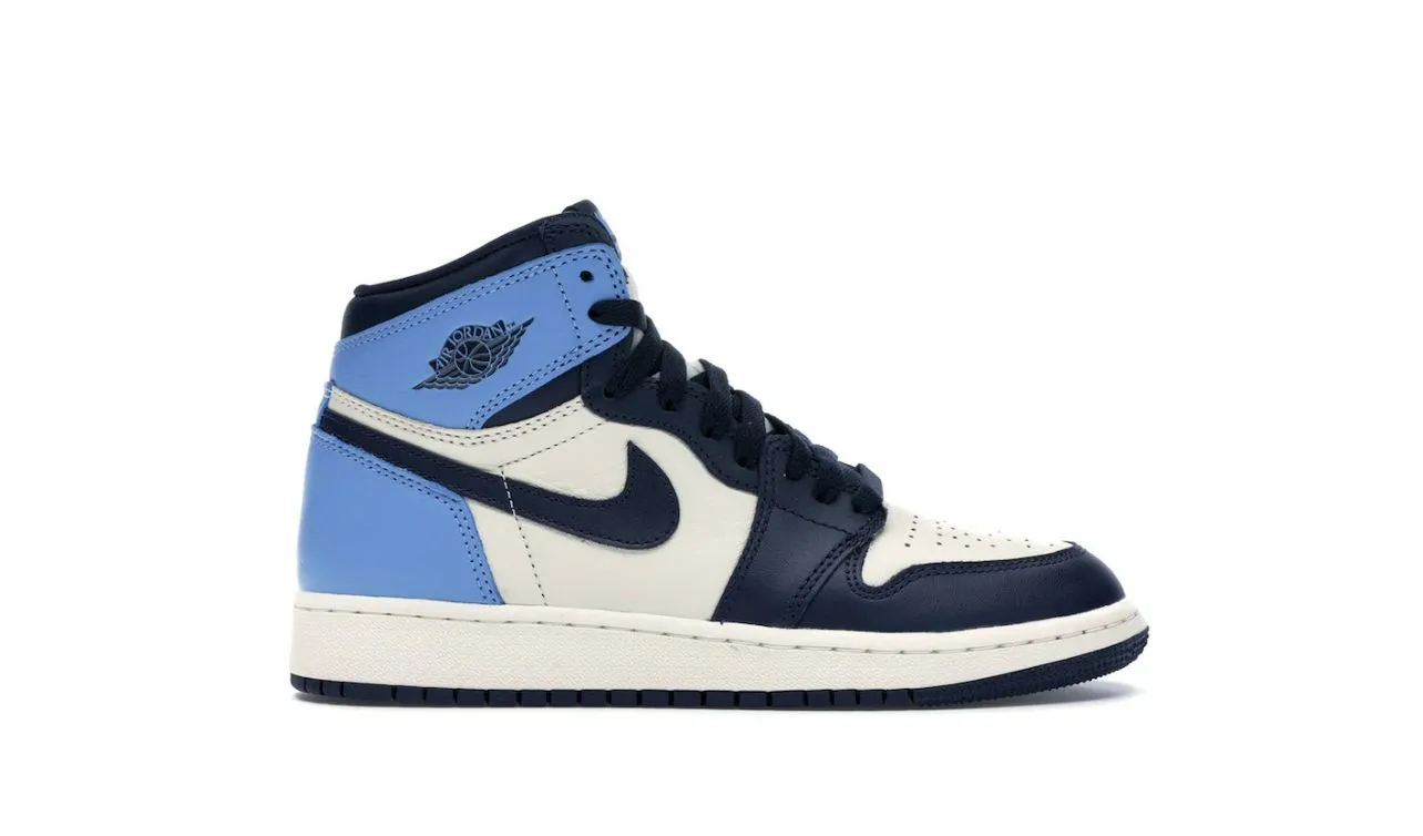 Product image for Jordan 1 High Obsidian UNC sz 7Y Pre-loved