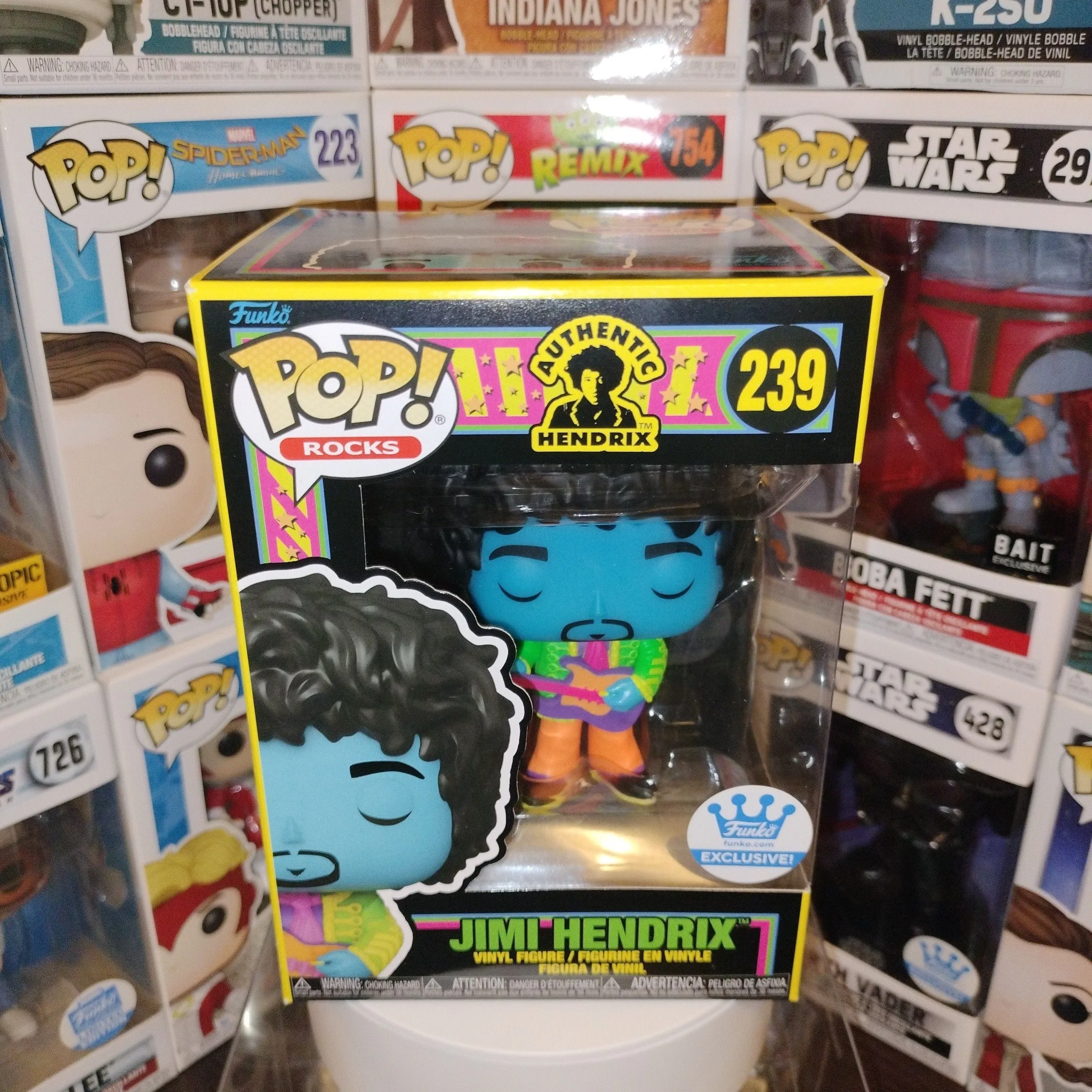 Product image for Jimi Hendrix Funko Shop Black Light 239