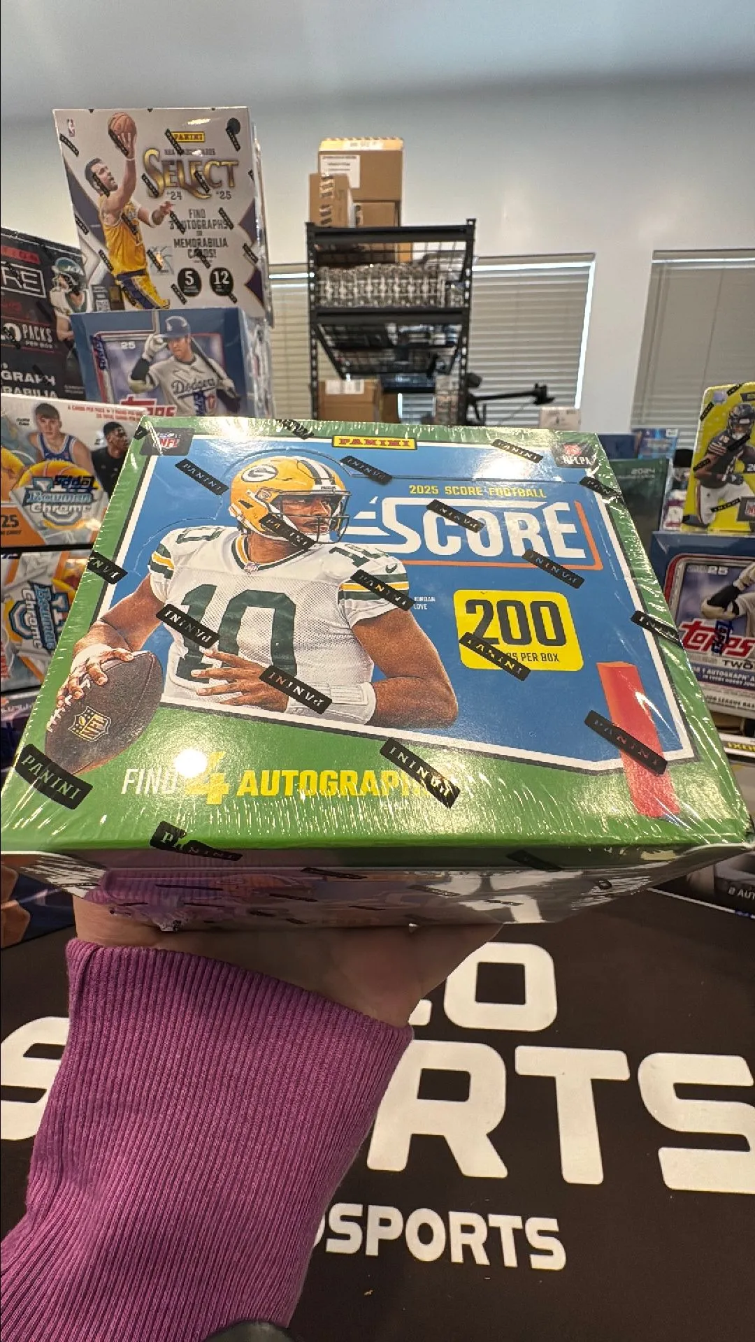 Product image for 2025 nfl score hobby