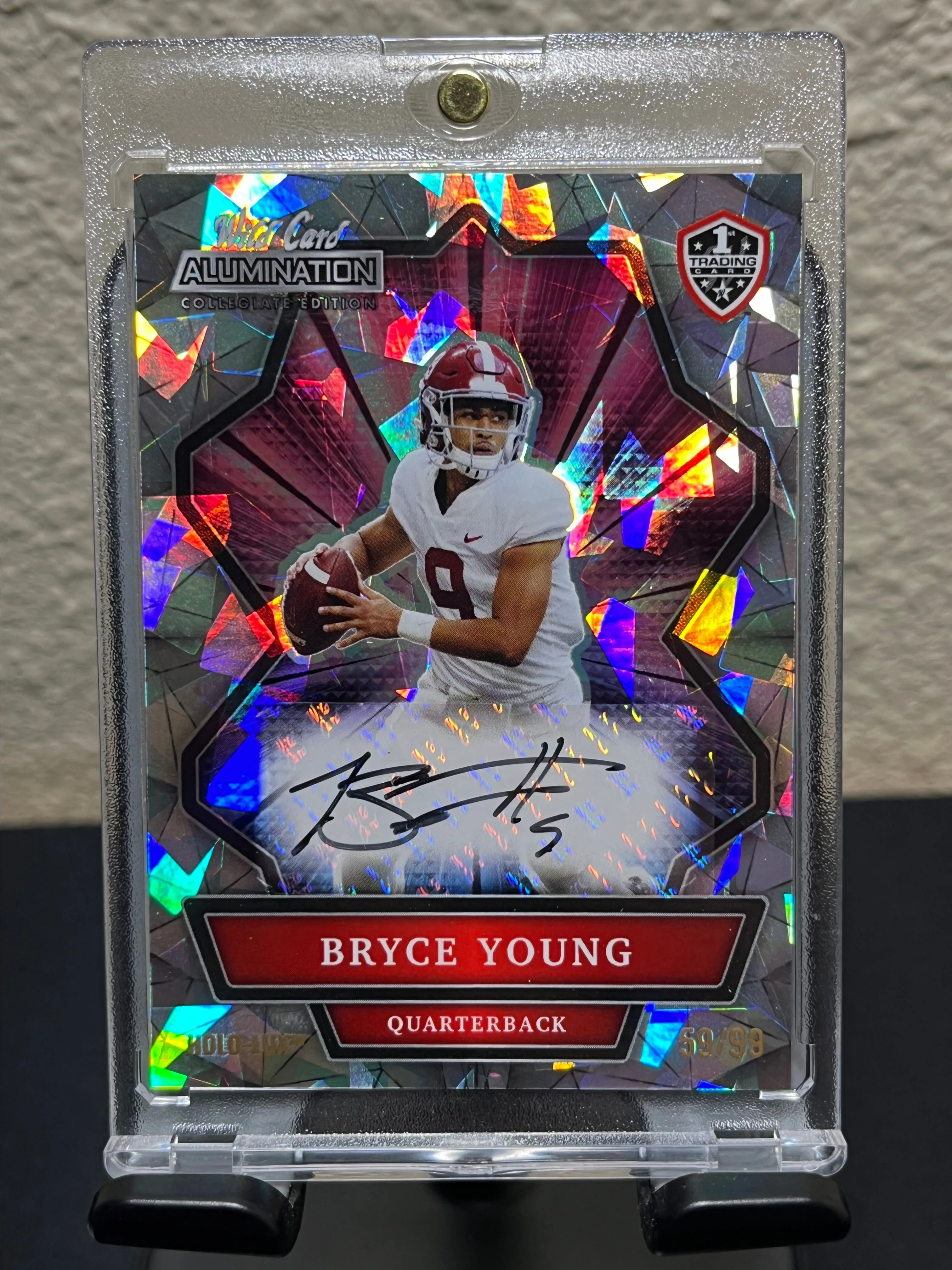 Product image for Bryce Young Wild Card Aluminatipn Auto /99