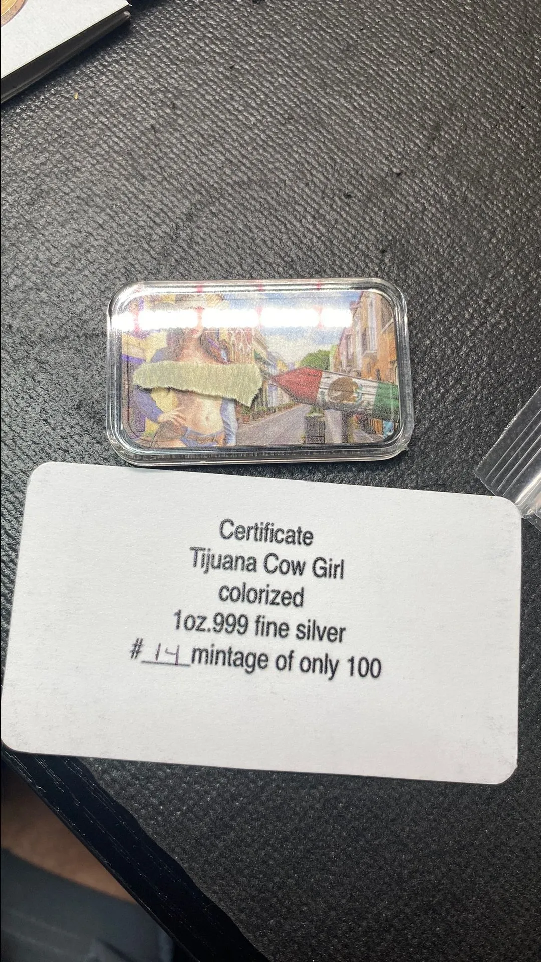 Product image for Tijuana cow girl sexy silver 1oz