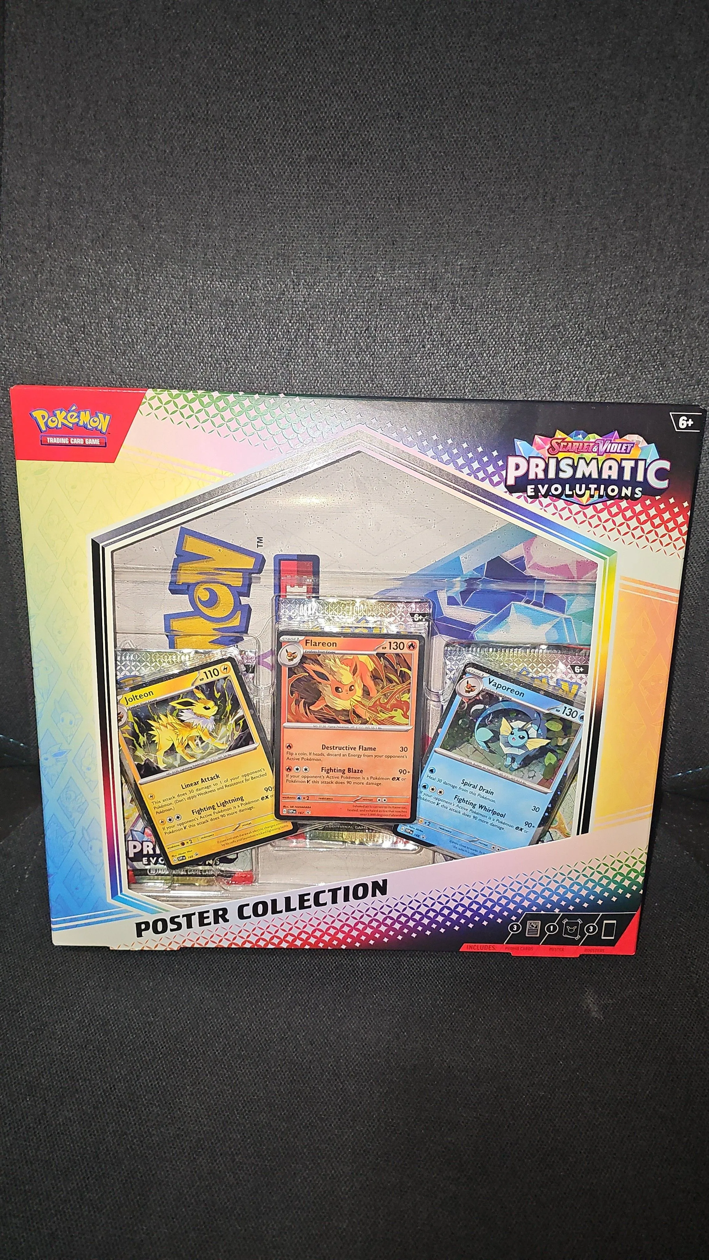 Product image for Pokemon Prismatic Evolutions Poster Collection