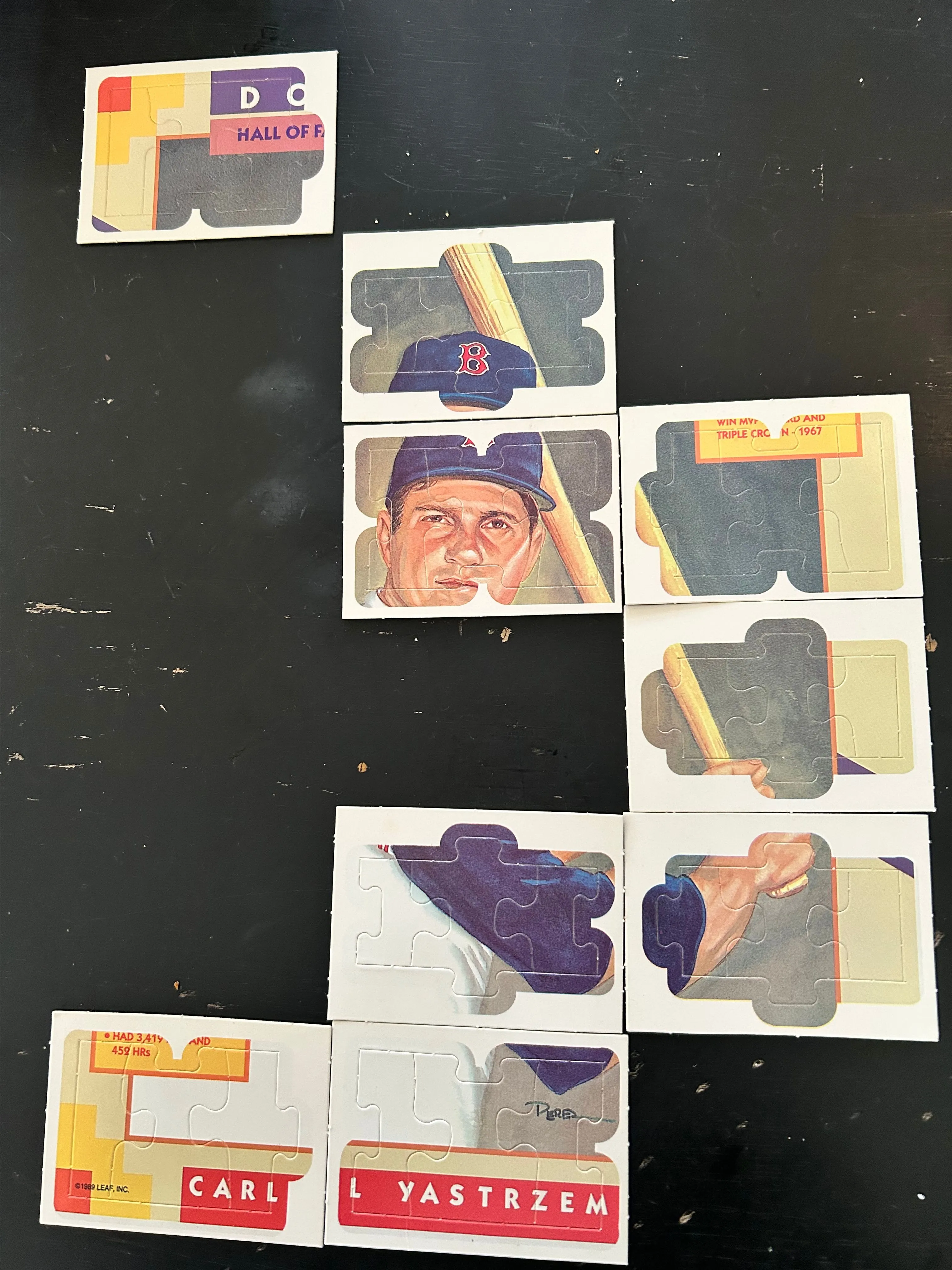 Product image for 1989 Leaf Diamond King Puzzle. Carl Yastrzemski