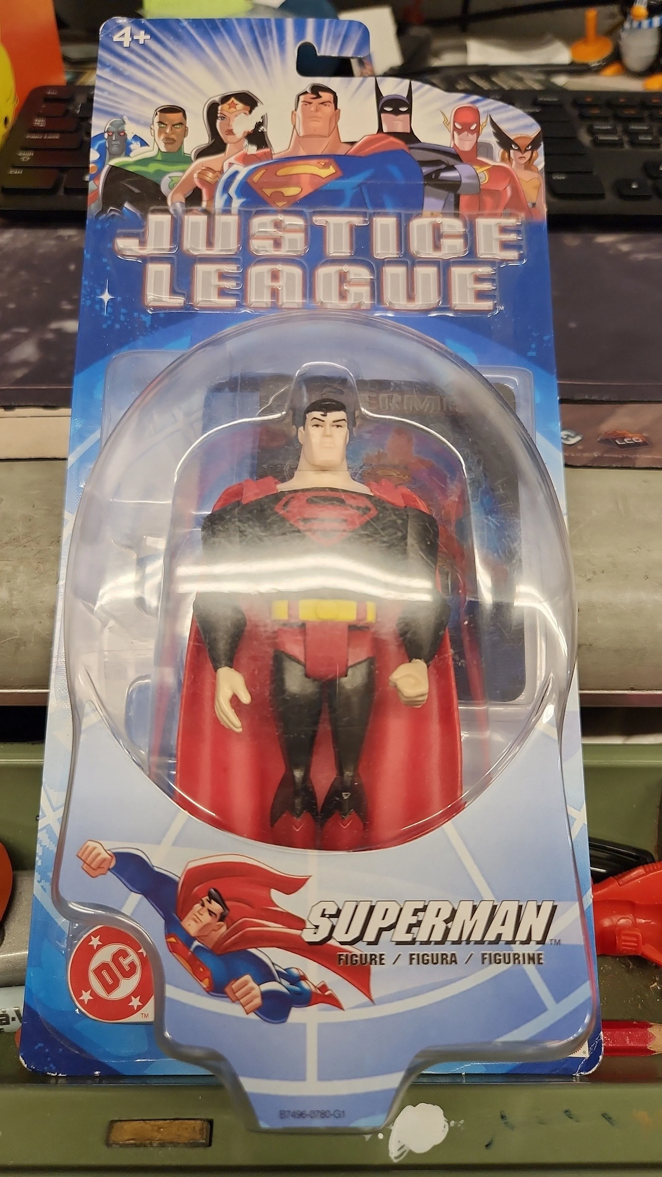 Product image for SUPERMAN - JUSTICE LEAGUE ANIMATED SERIES - MATTEL 2003
