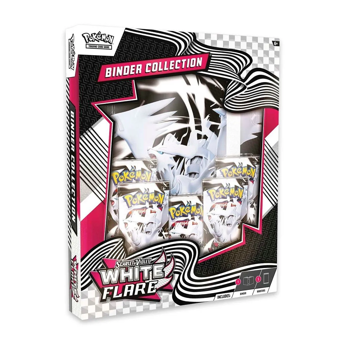 Product image for Pokemon Scarlet and Violet White Flare Binder Collection