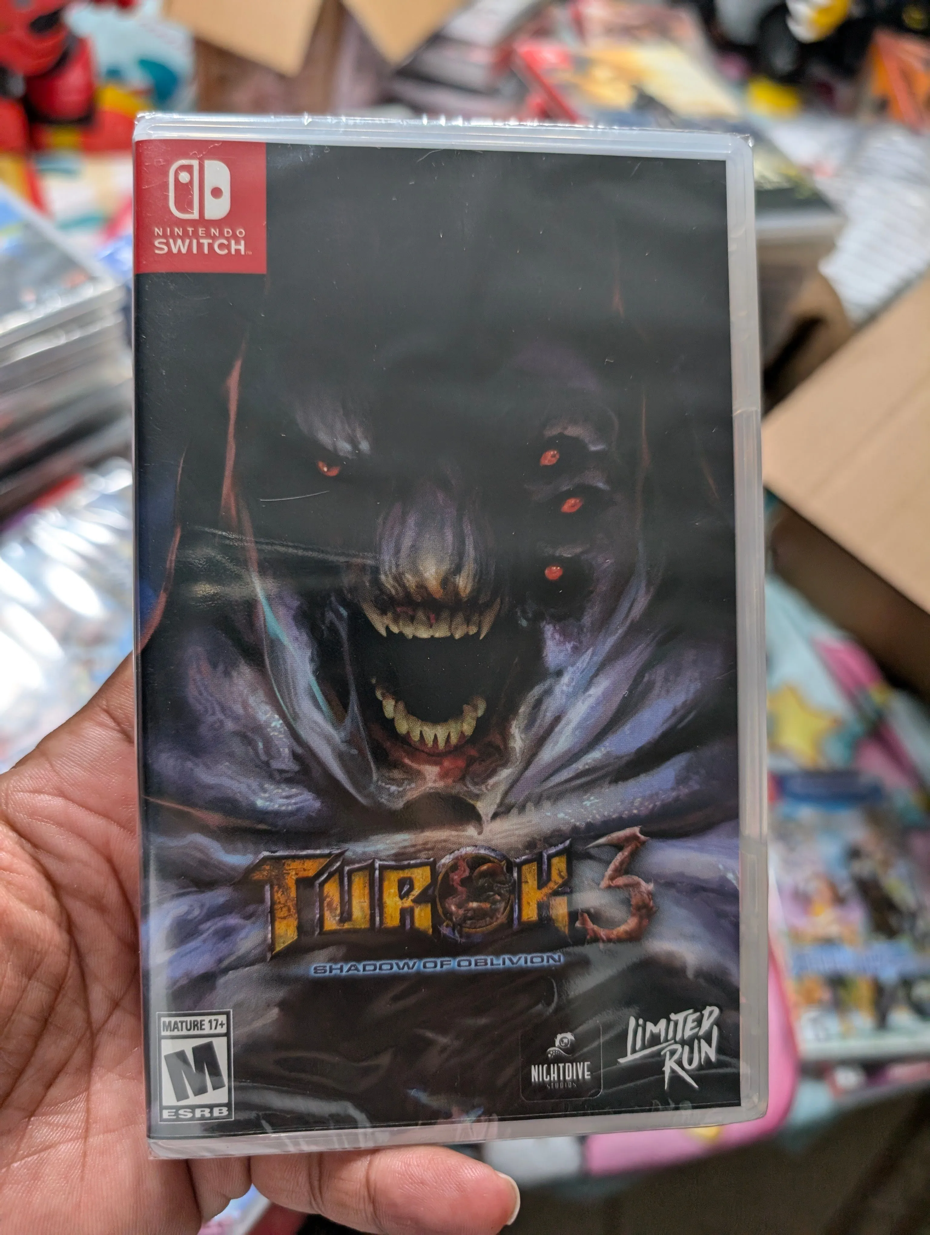 Product image for 🔥Turok 3: Shadow of Oblivion - Nintendo Switch - Limited Run #237 - New/Sealed