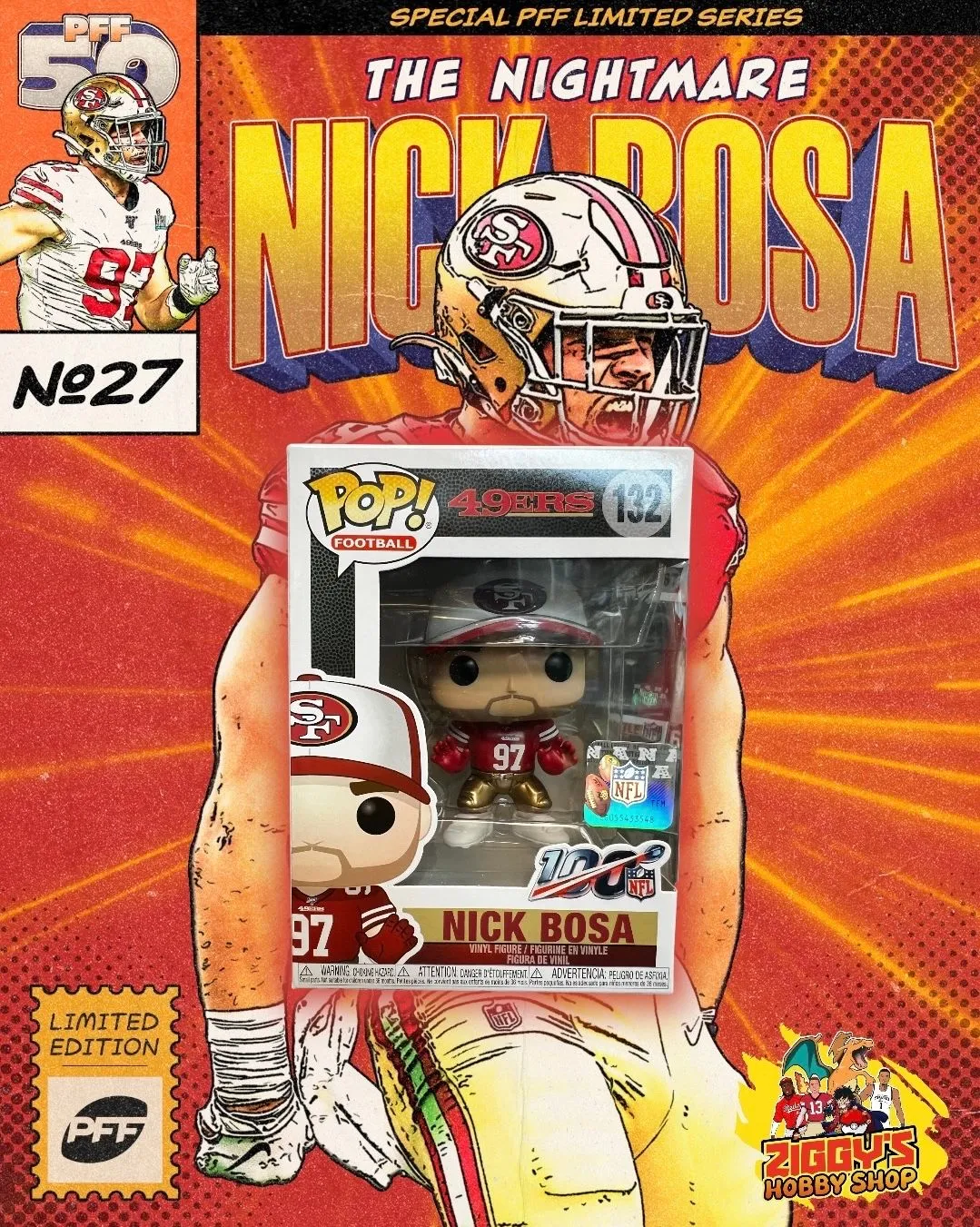 Product image for Nick Bosa Funko Pop