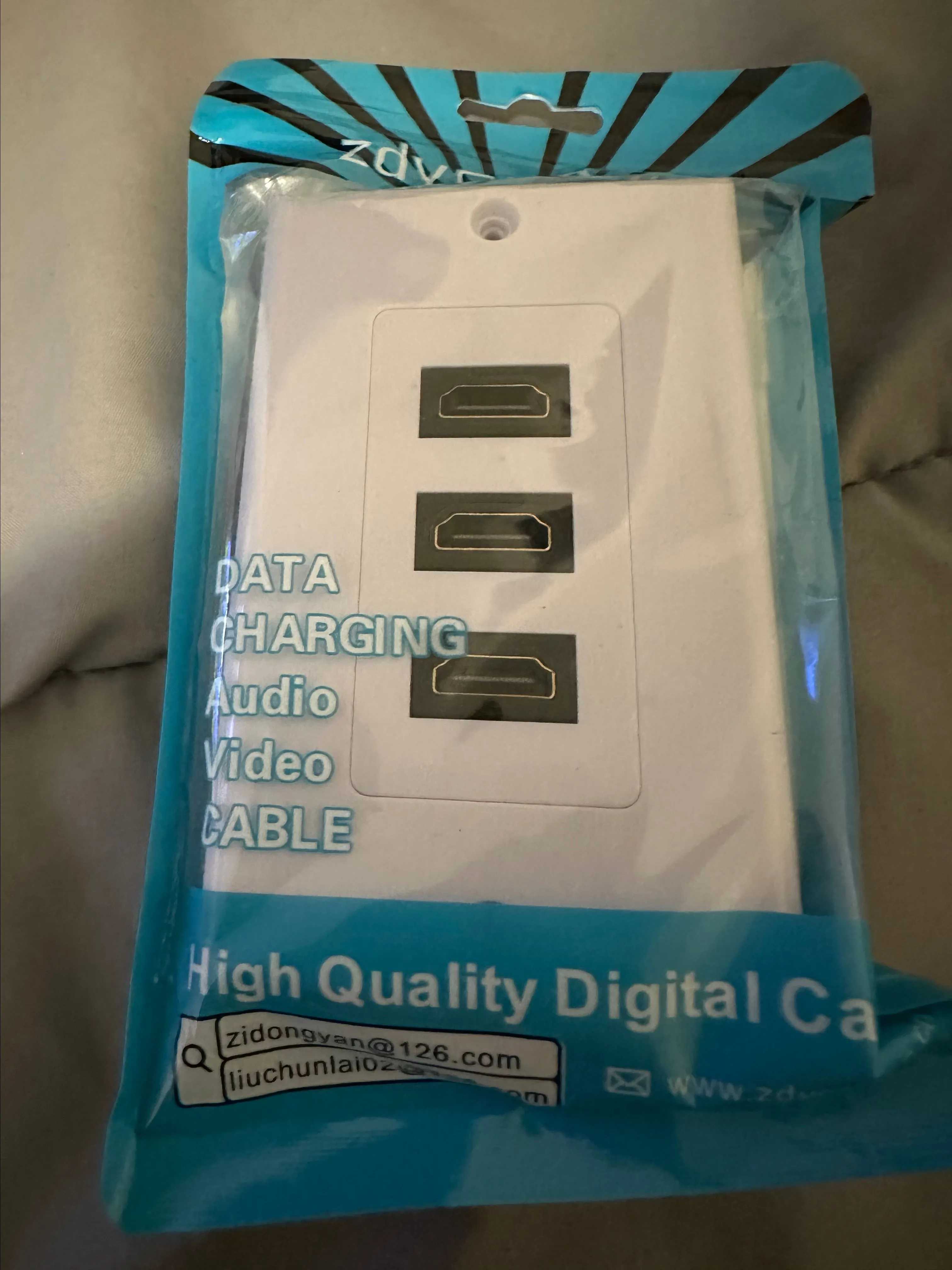Product image for HDMI Wall Plate for neater wires