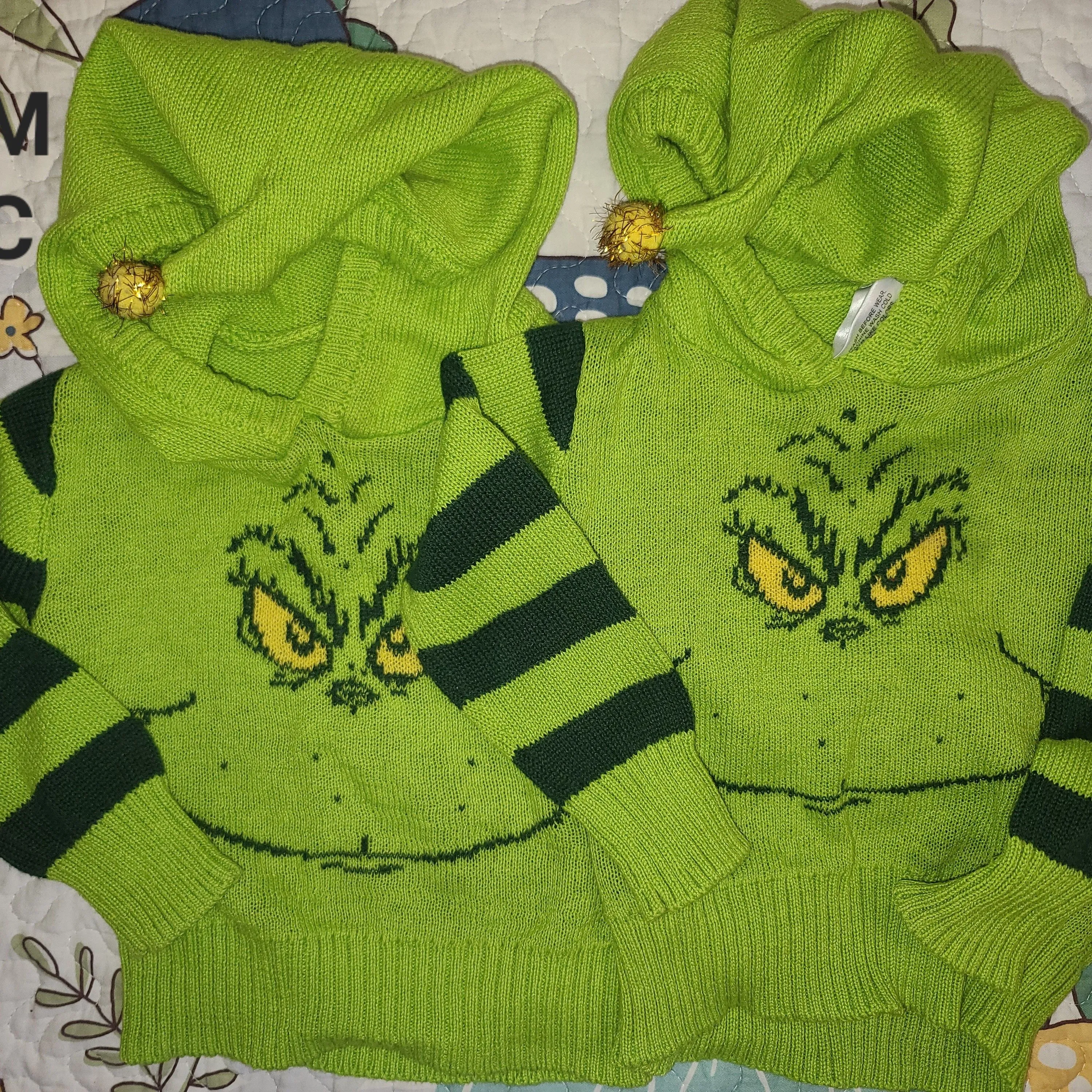 Product image for Grinch Hooded Sweater 6-9m