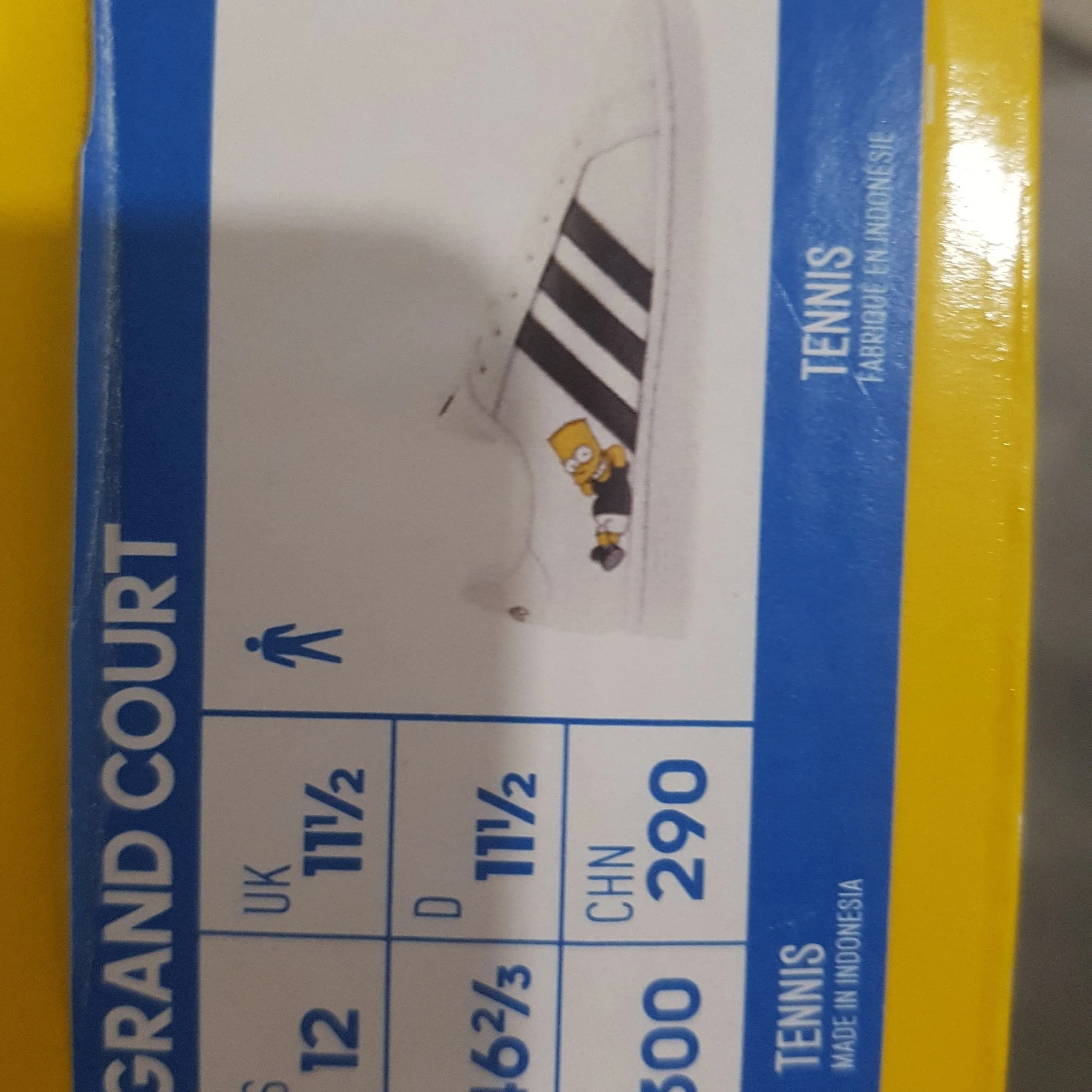 Adidas Grand Court "The Simpsons" "El Barto"  Whatnot: Shop, Sell, Connect