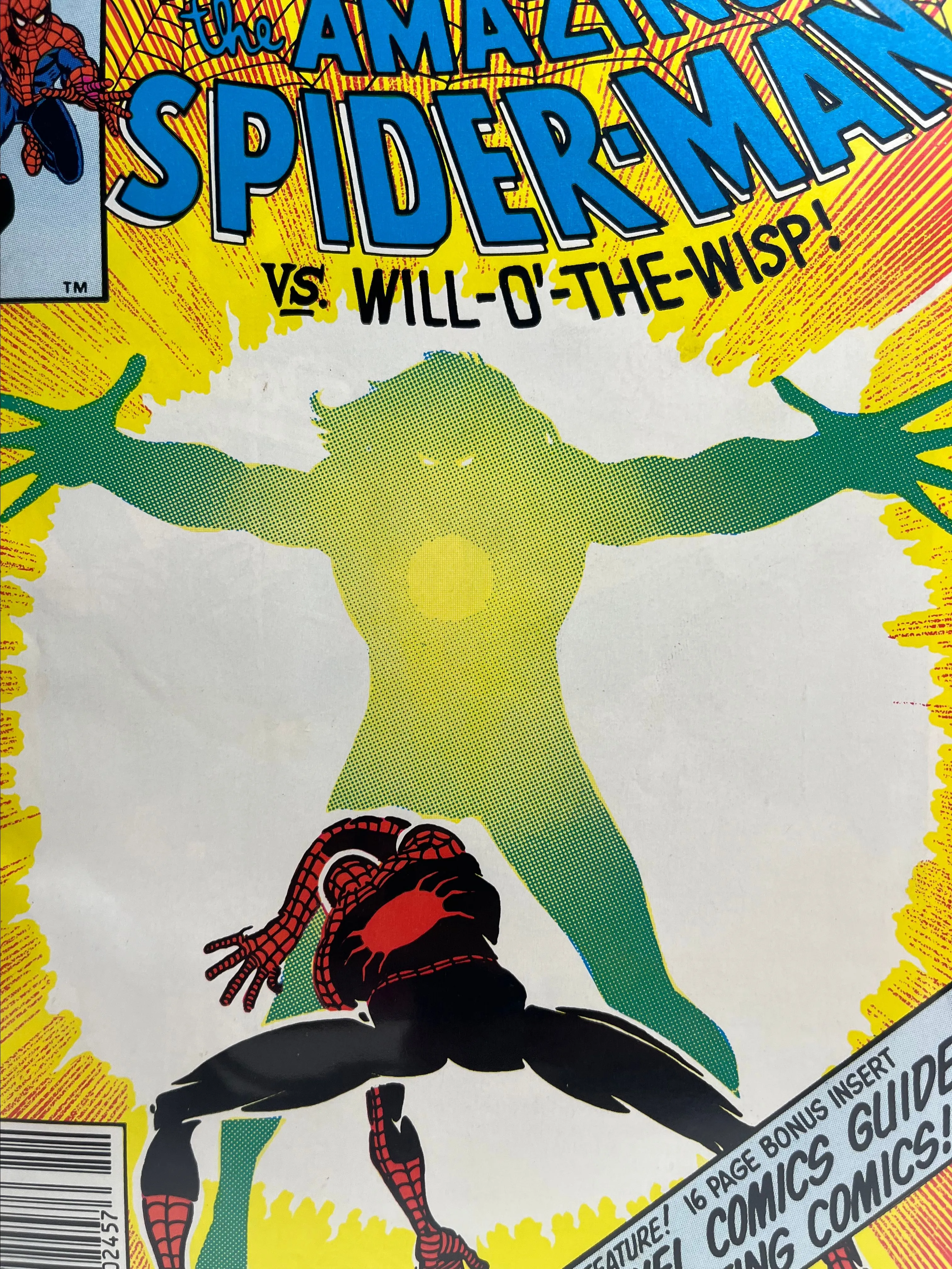 Product image for 1982 Amazing Spider-Man #234, vs. Will-O-Wisp, Written by Roger Stern, Art by John Romita Jr. & Al Milgrom, Newsstand